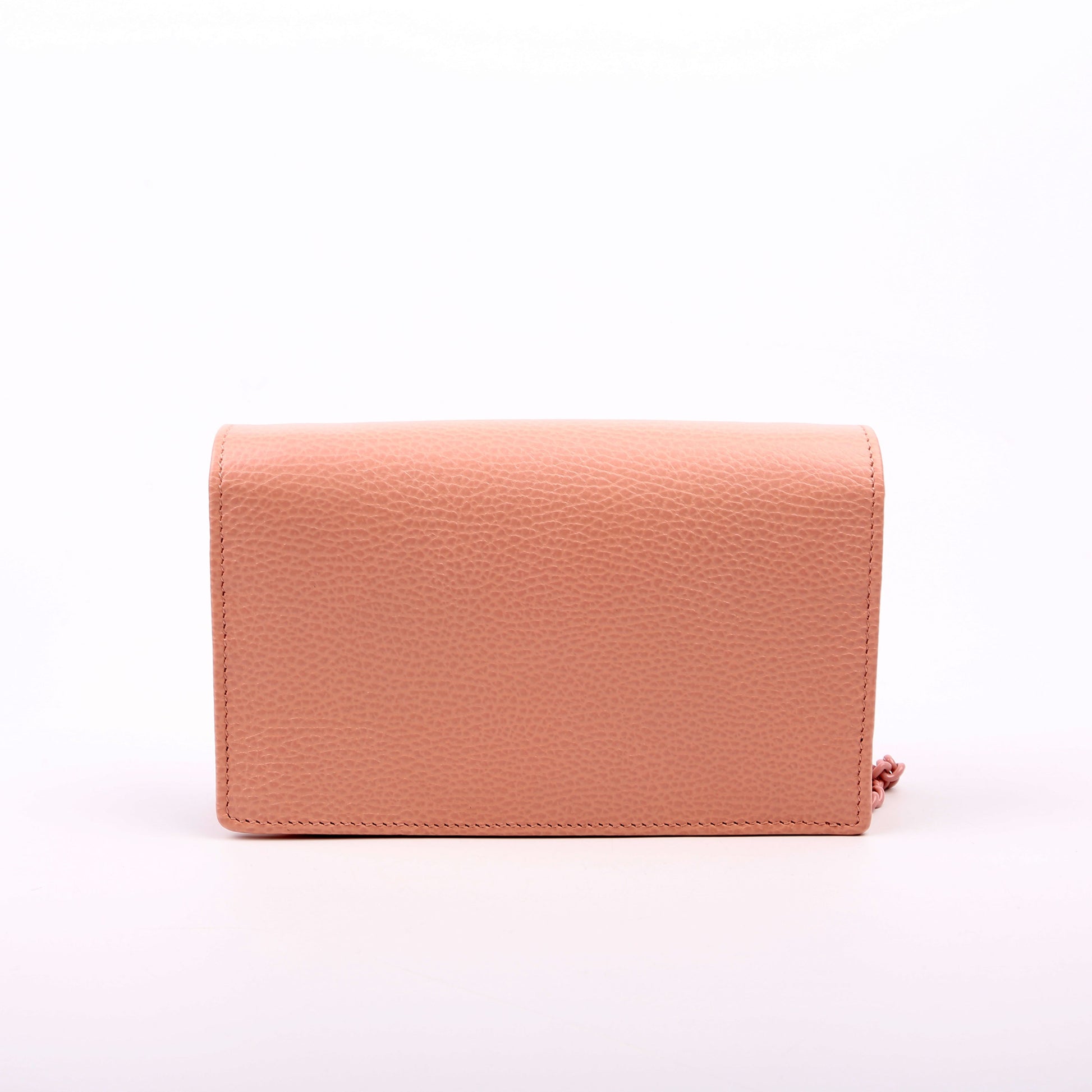 Gucci 497985 Marmont Mini Chain Pink Bag