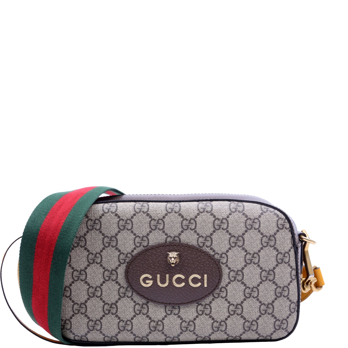 Gucci 476466 GG Supreme Messenger Brown Bag