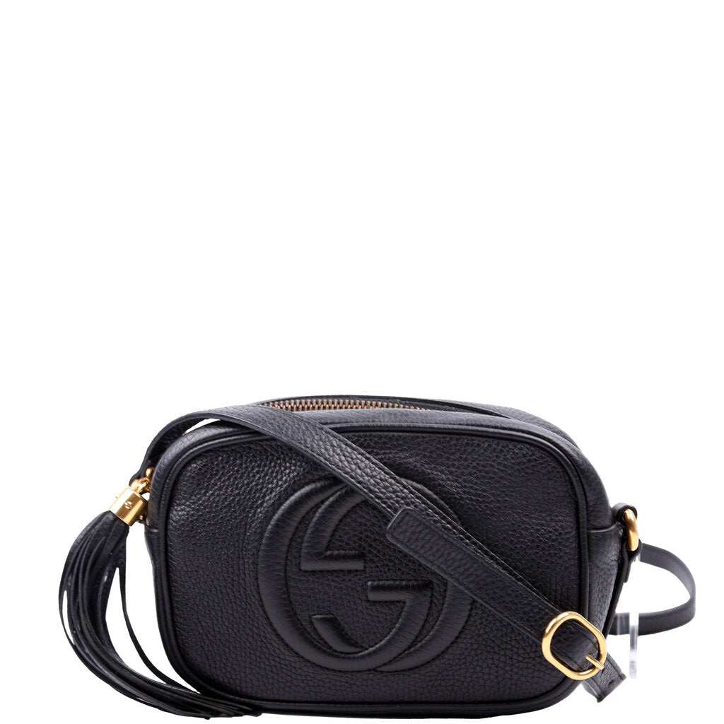 Gucci 347994 Mini Soho Disco Black Bag