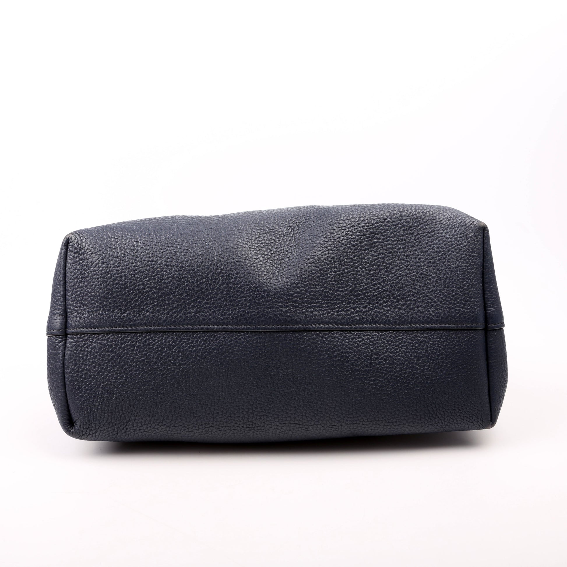 Prada Vitello Daino Phenix Hobo Navy Bag