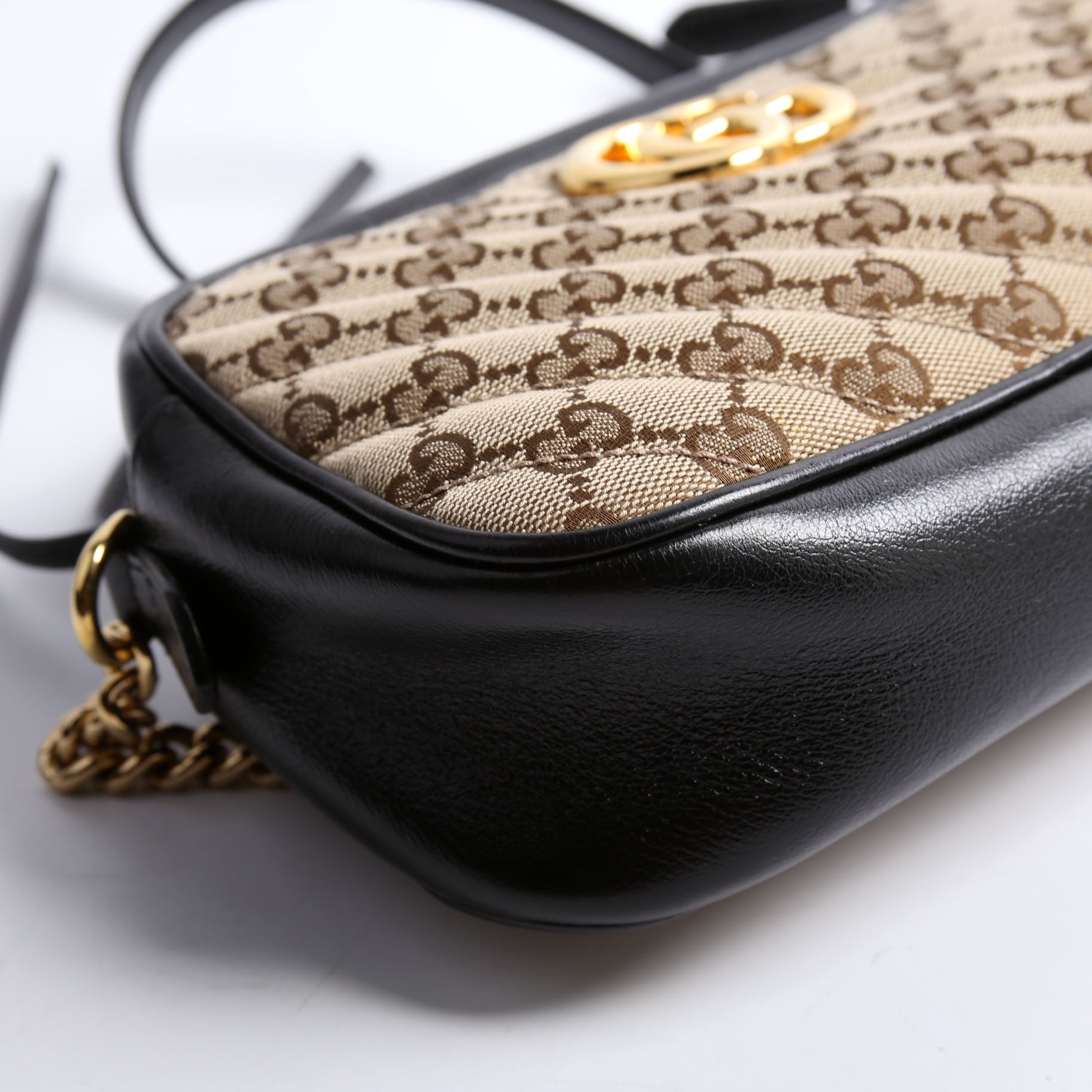 Gucci 447632 Marmont Small Canvas Camera Bag