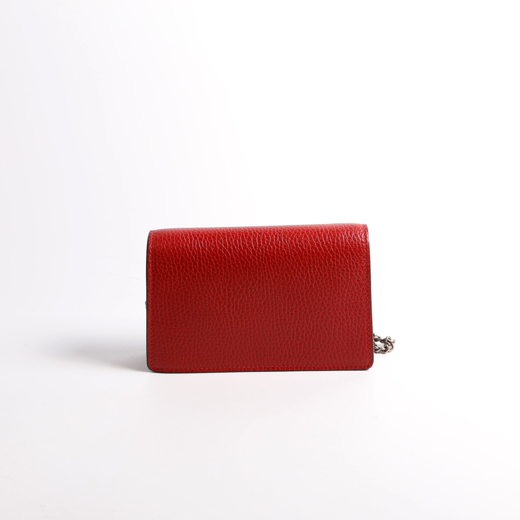 Gucci 476432 Dionysus Leather Super Mini Red Bag