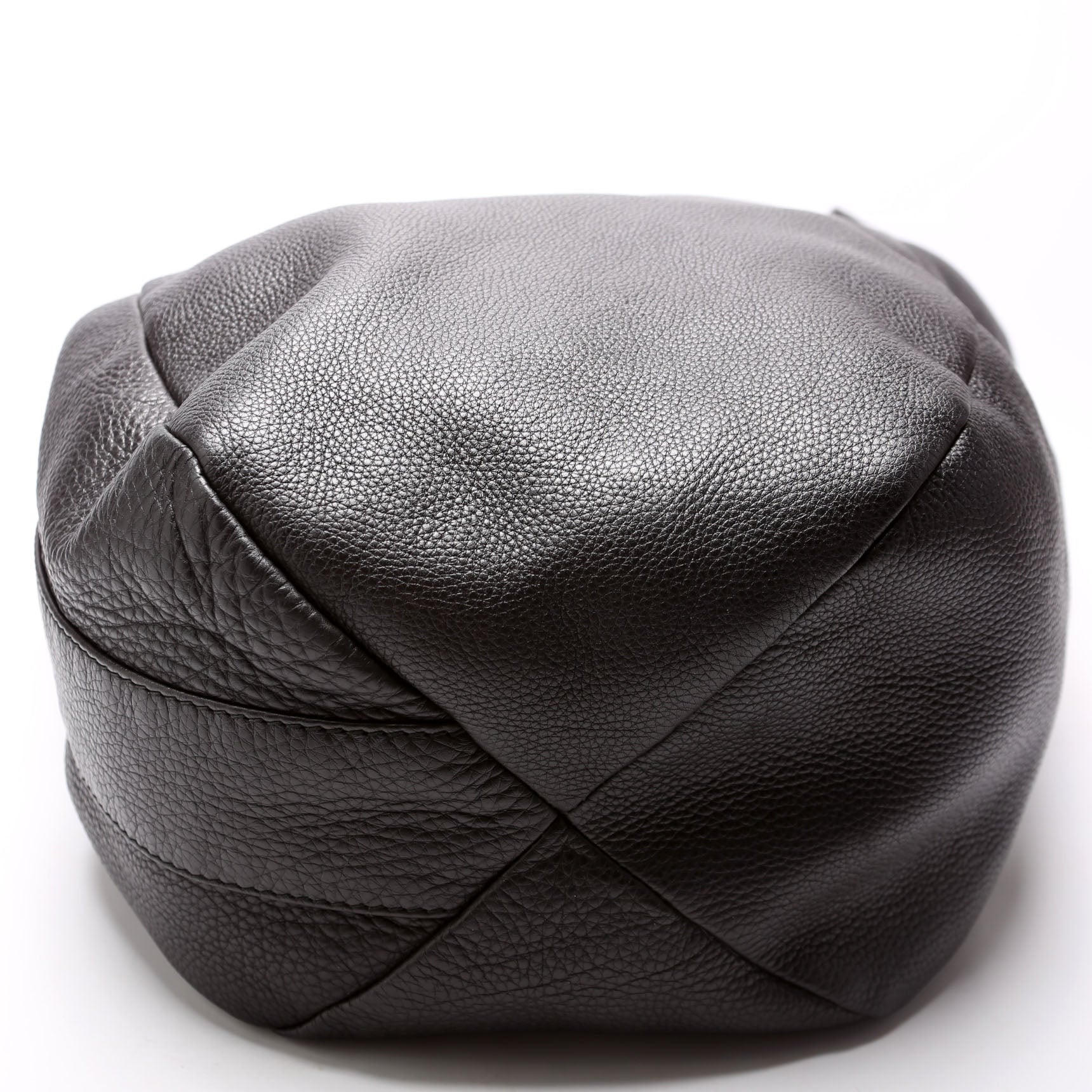 Gucci 257050 Greenwich Leather One Shoulder Black Bag