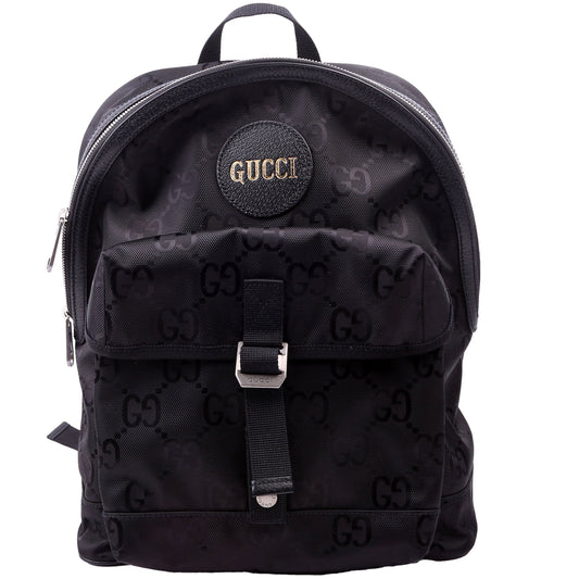 Gucci 644992 GG Nylon Off the Grid Backpack Black Bag