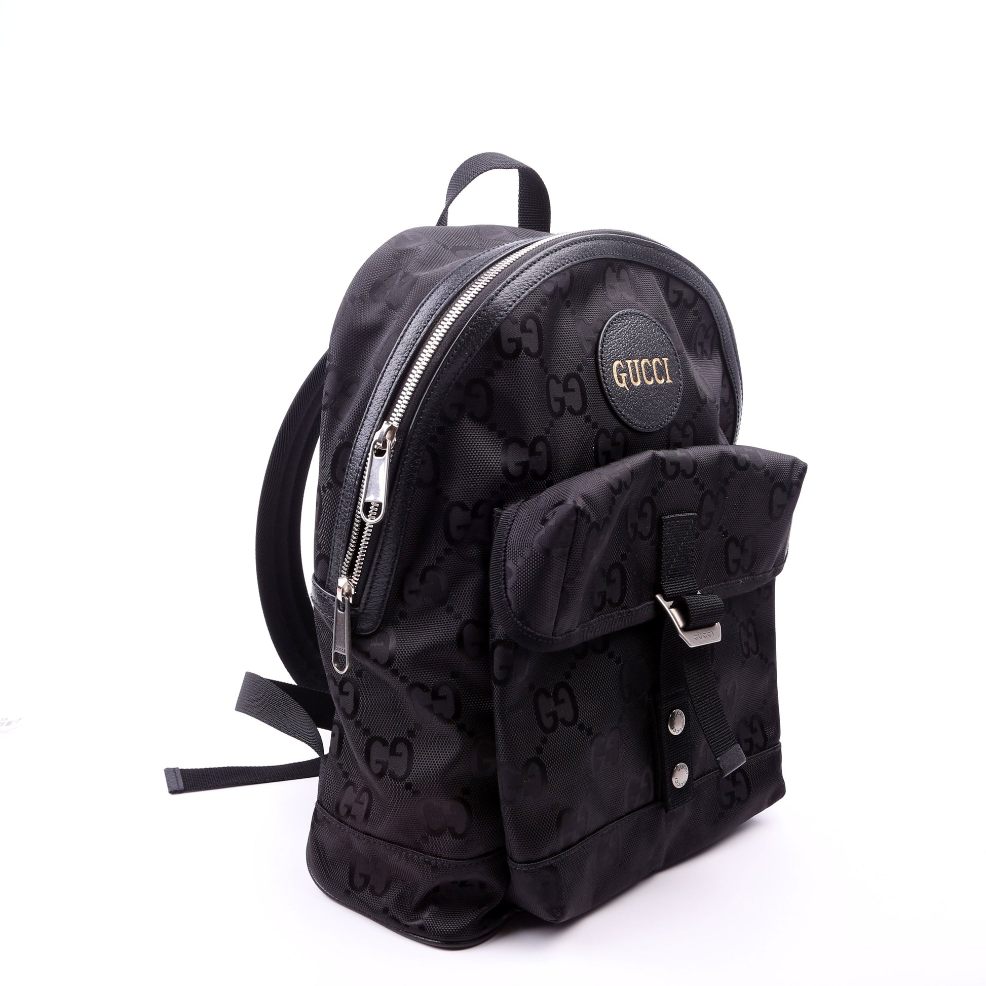Gucci 644992 GG Nylon Off the Grid Backpack Black Bag