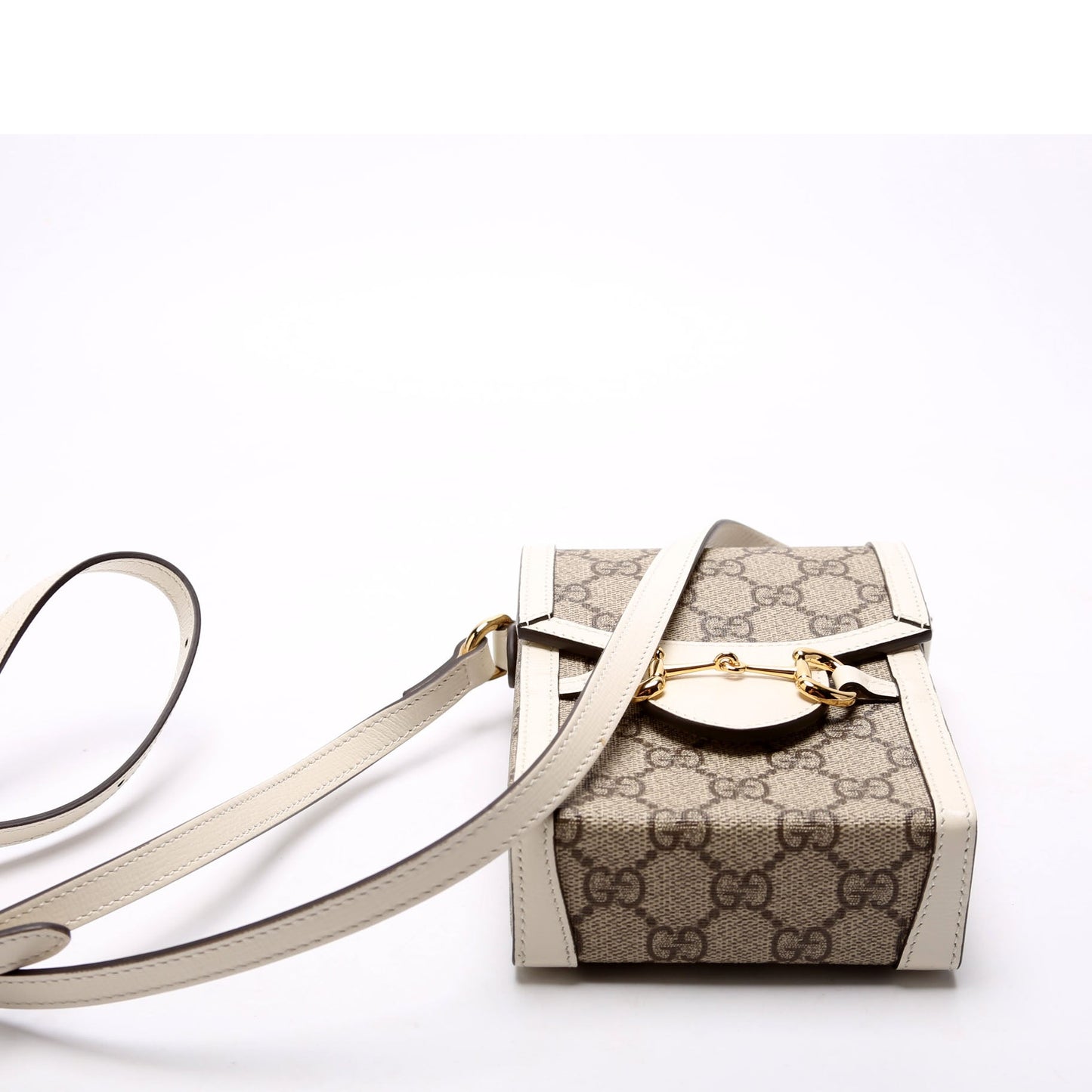 Gucci 625615 Horsebit 1955 GG Supreme Mini Bag