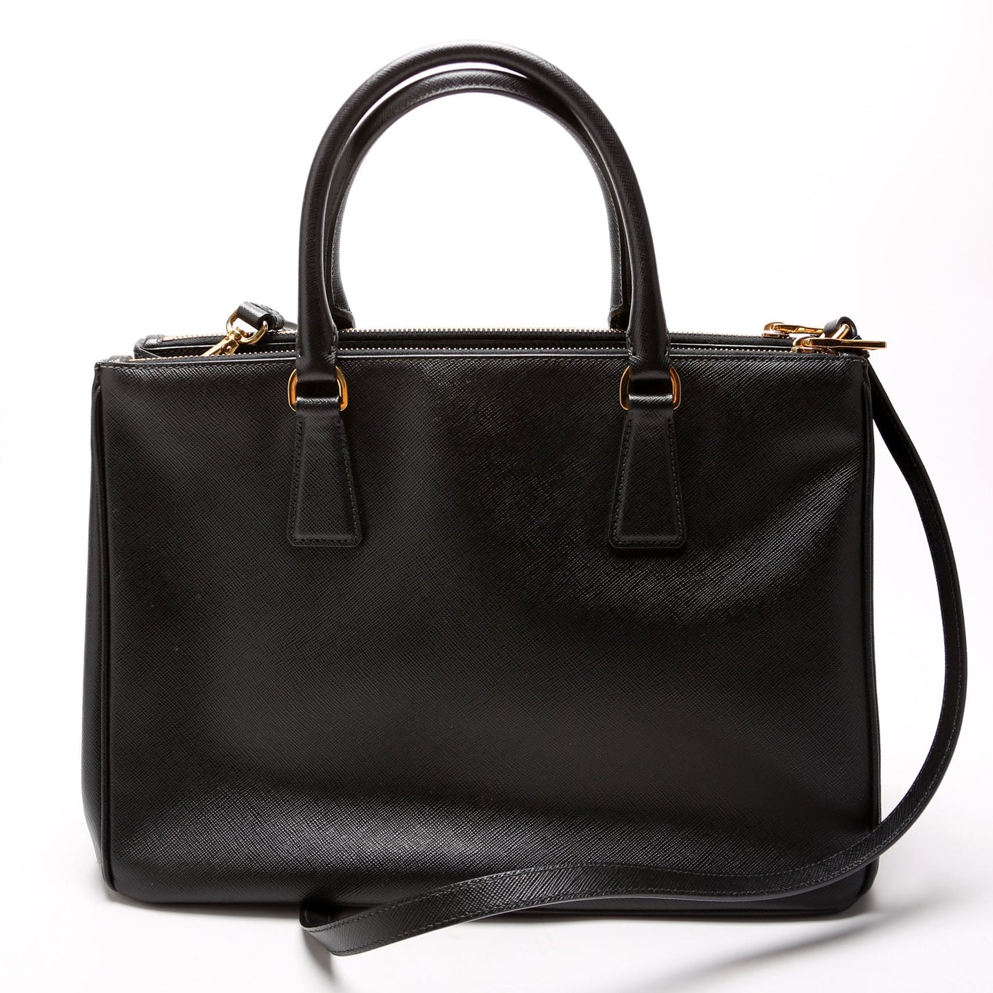Prada Saffiano Galleria Large Black Bag - Style 2