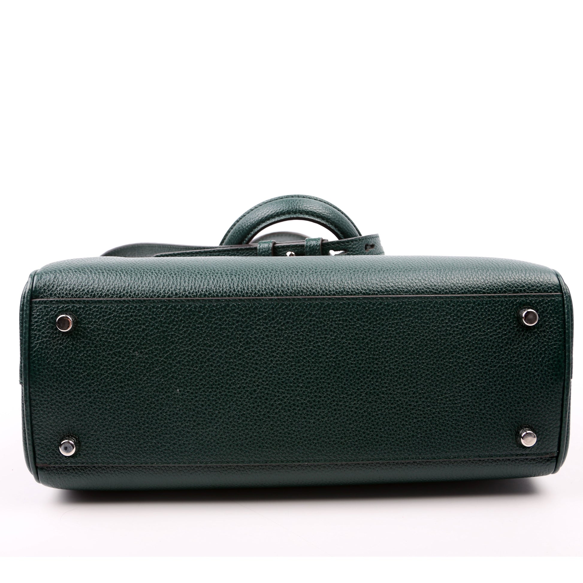 Gucci 569712 Zumi Top Handle Small Green Bag