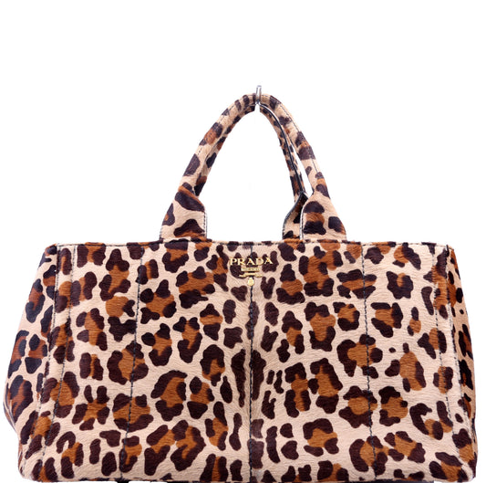Prada Cavallino Pony Hair Large Tote Bag