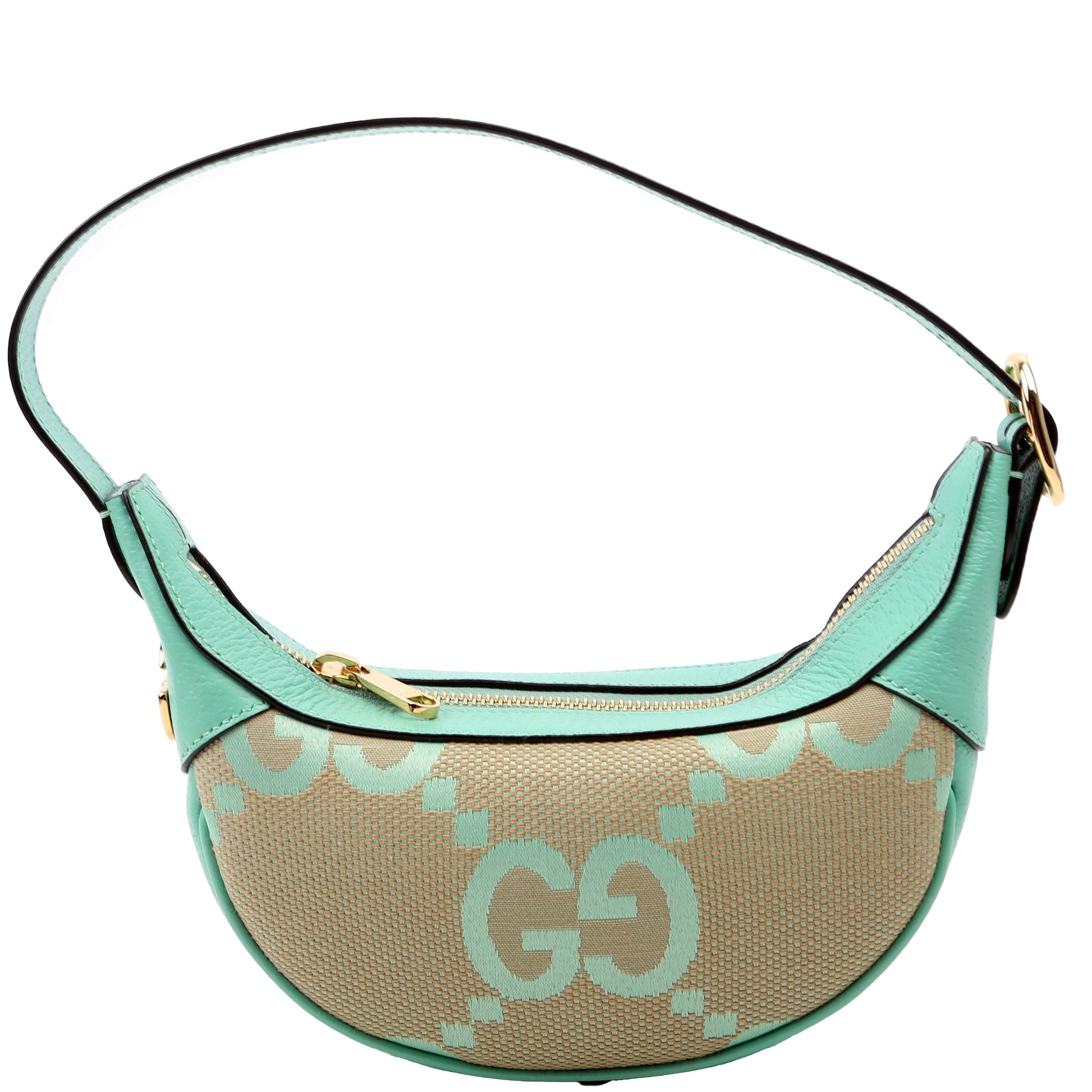 Gucci 658551 Ophidia Jumbo GG Mini Green Bag