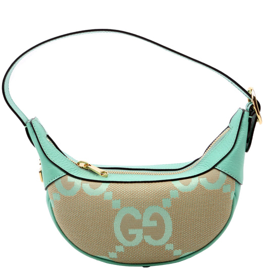 Gucci 658551 Ophidia Jumbo GG Mini Green Bag