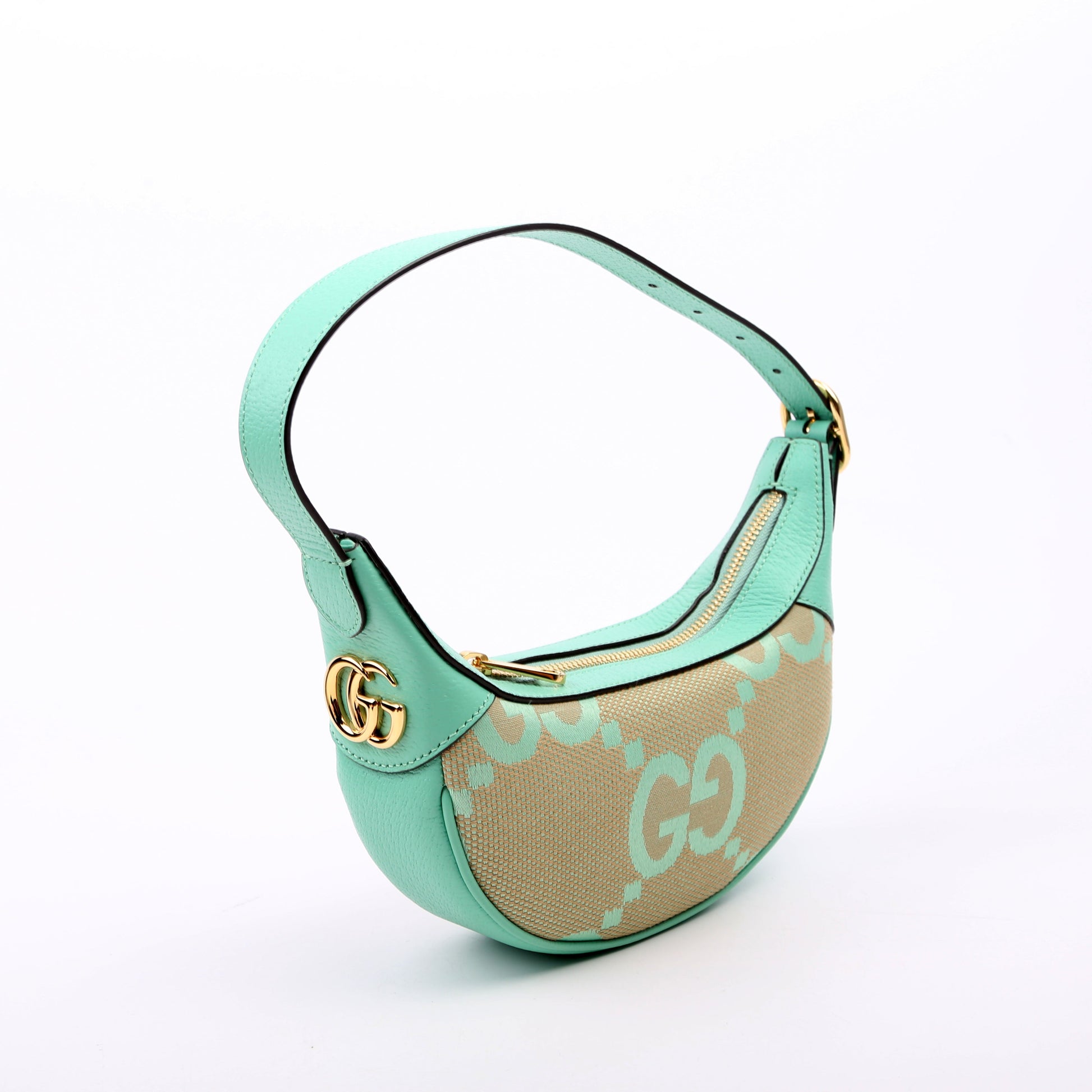 Gucci 658551 Ophidia Jumbo GG Mini Green Bag