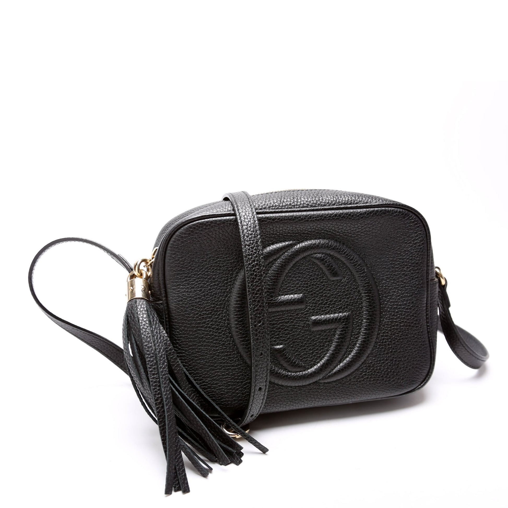 Gucci 308364 Soho Disco Crossbody Black Bag