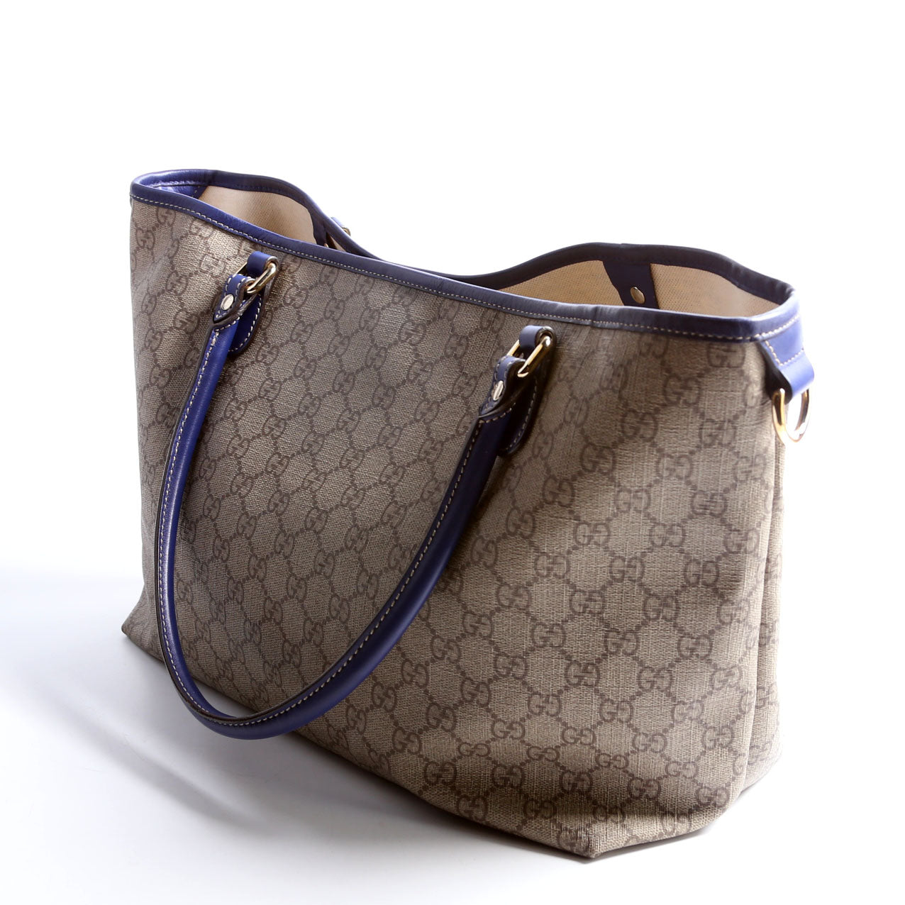Gucci 203693 X Unicef American Flag GG Supreme Joy Tote Bag