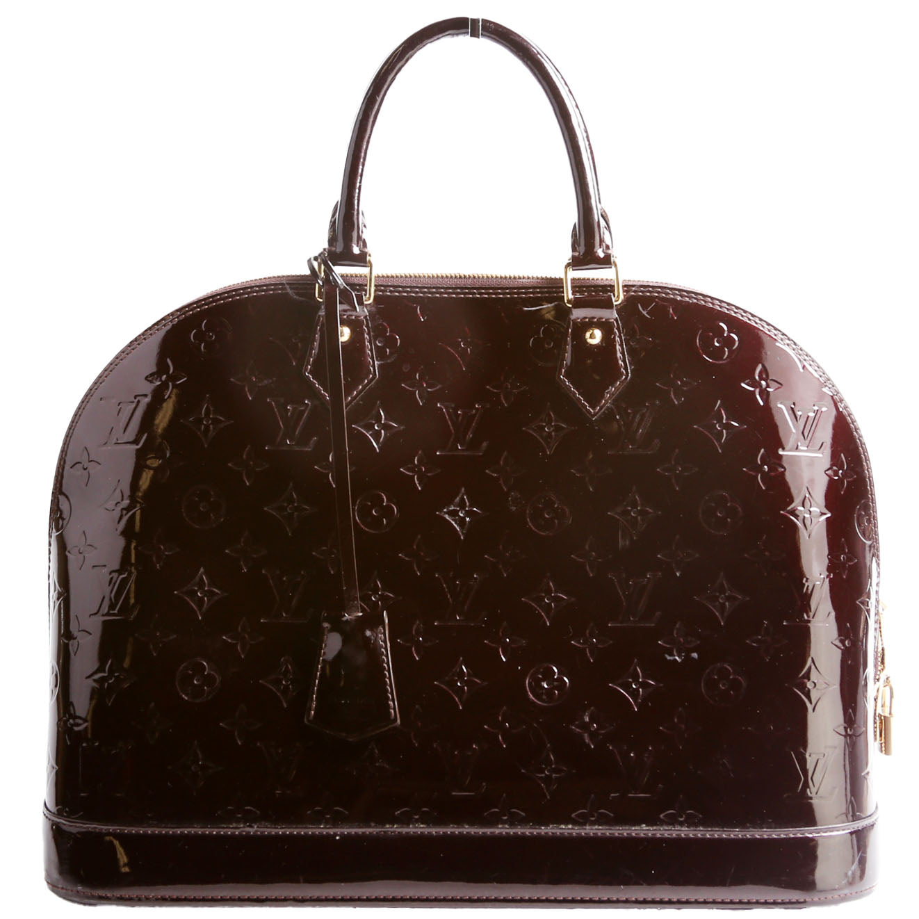 Louis Vuitton Alma GM Vernis Burgundy