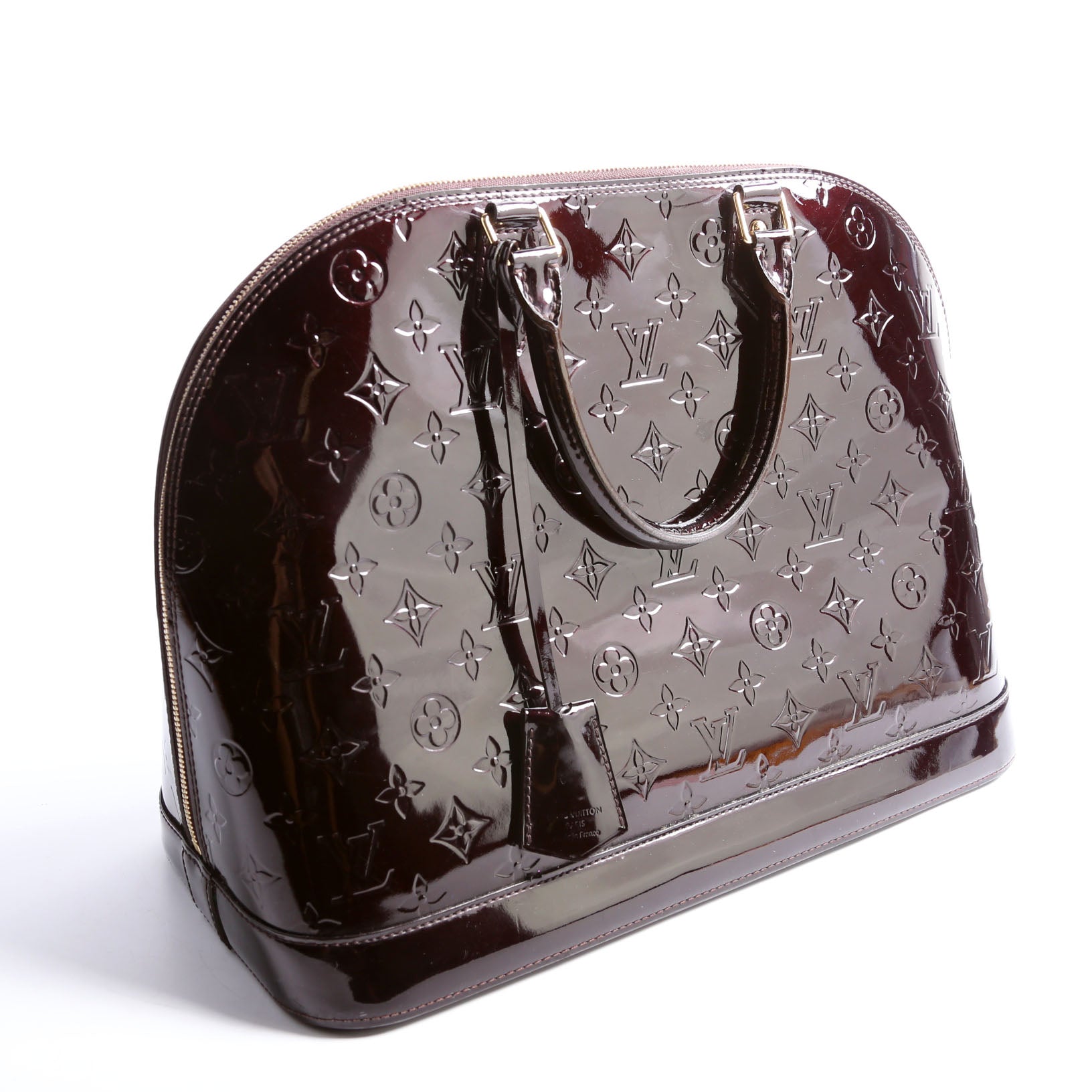 Louis Vuitton Alma GM Vernis Burgundy