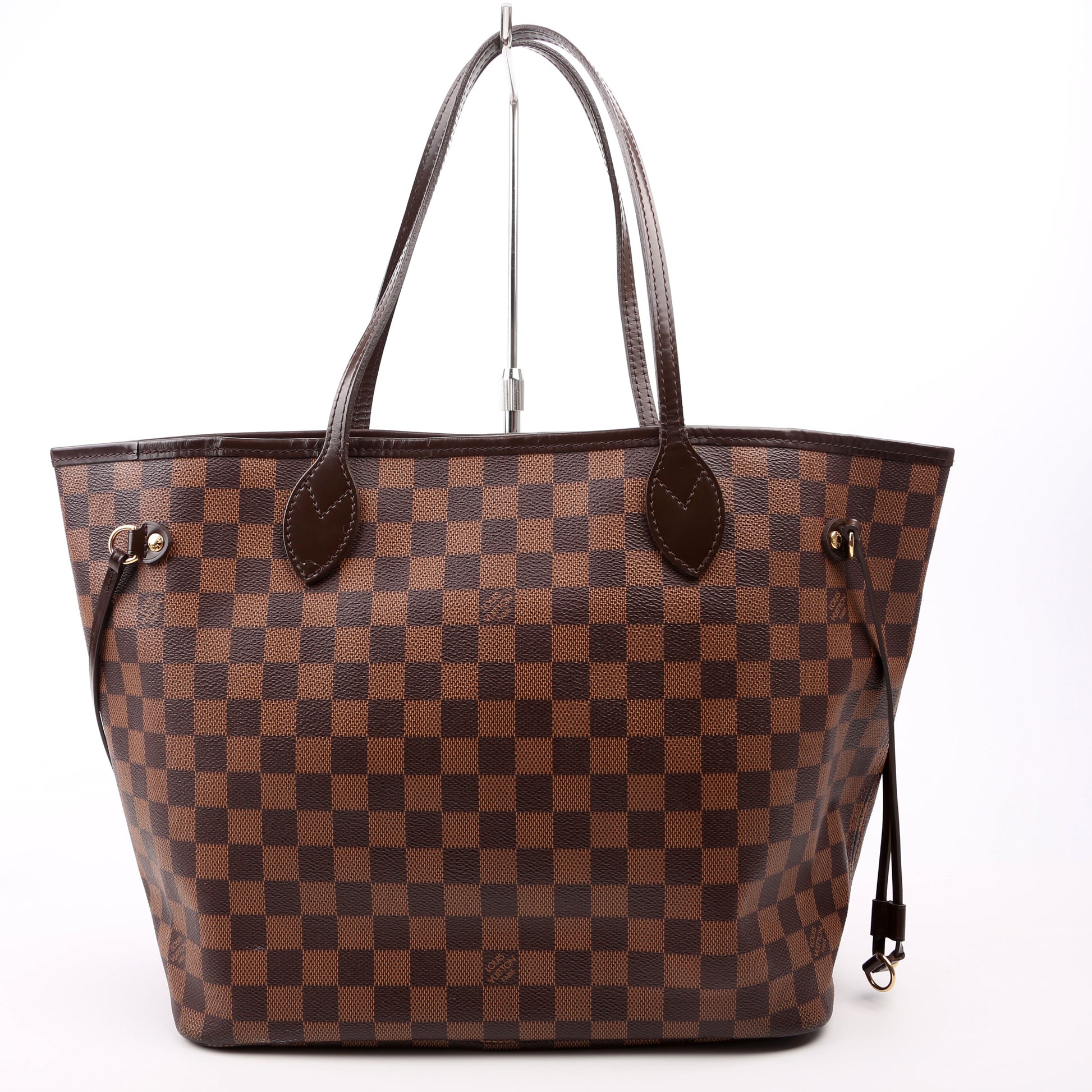 Louis Vuitton Neverfull With Wallet MM Damier Ebene