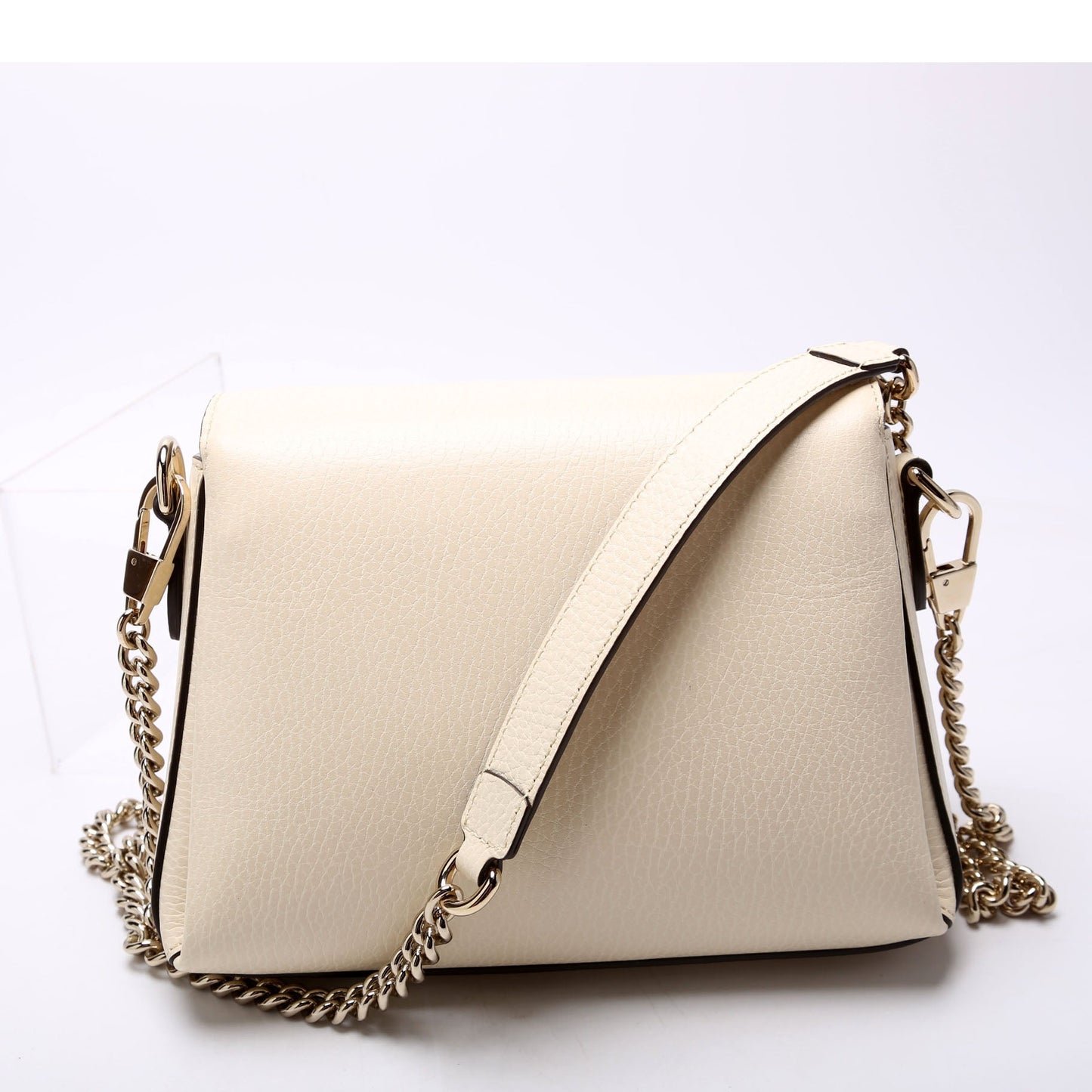 Gucci 607720 Interlocking Small Xbody White Bag