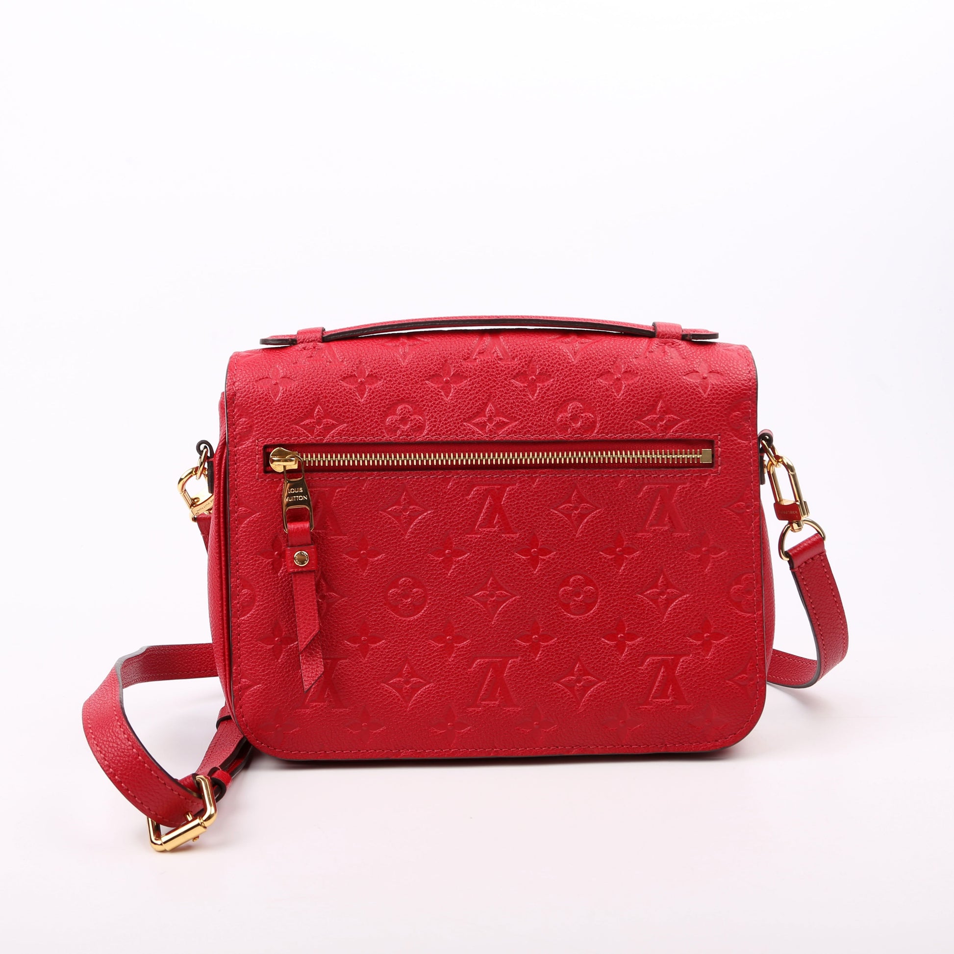 Louis Vuitton Pochette Metis Empreinte Red