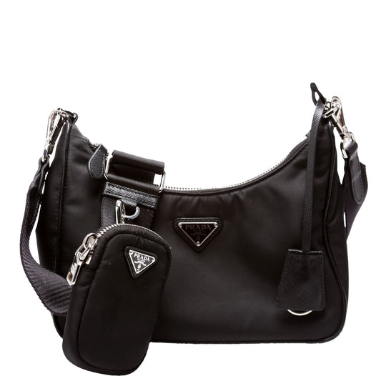 Prada Nylon Re-Edition 2005 Shoulder Black Bag