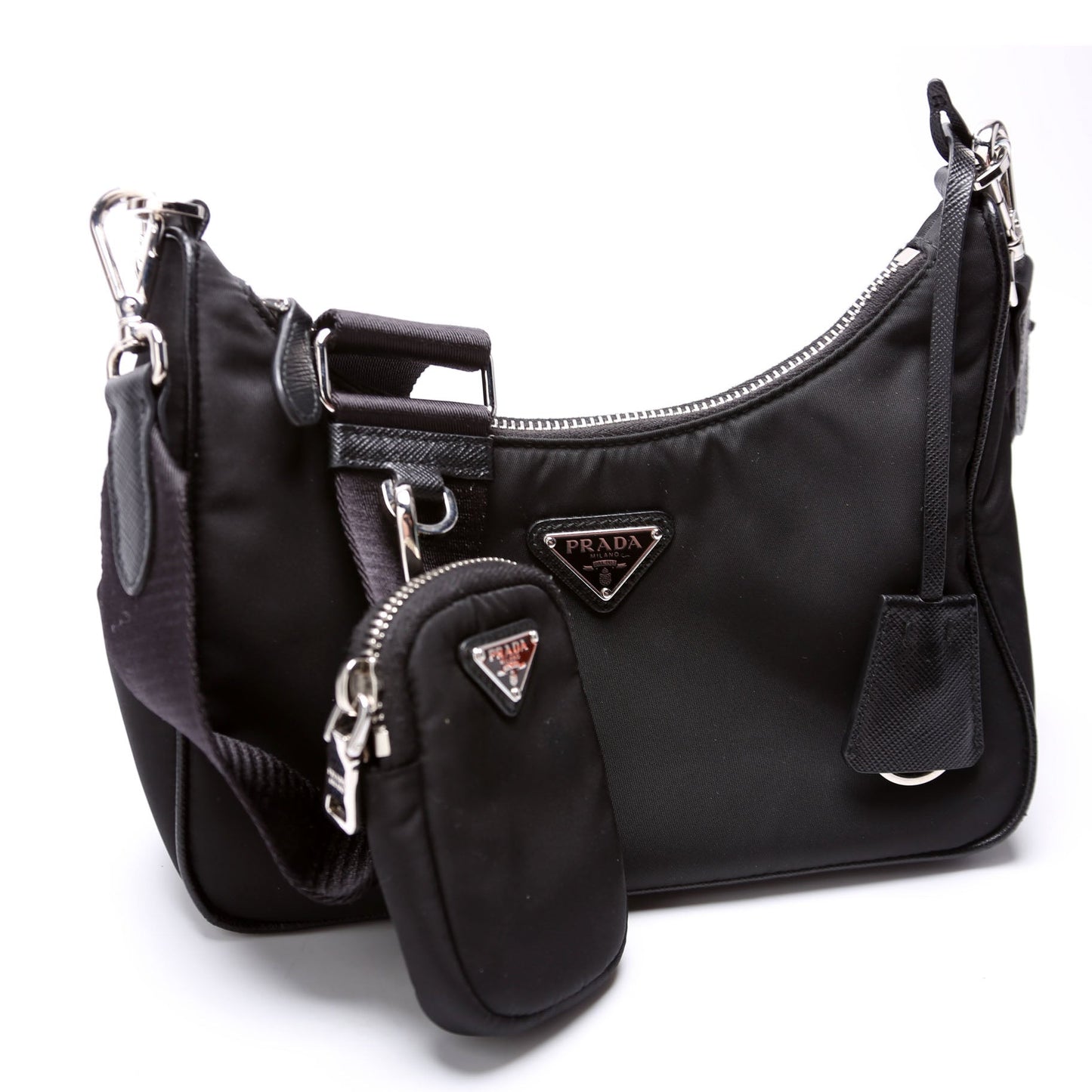 Prada Nylon Re-Edition 2005 Shoulder Black Bag - Style 4