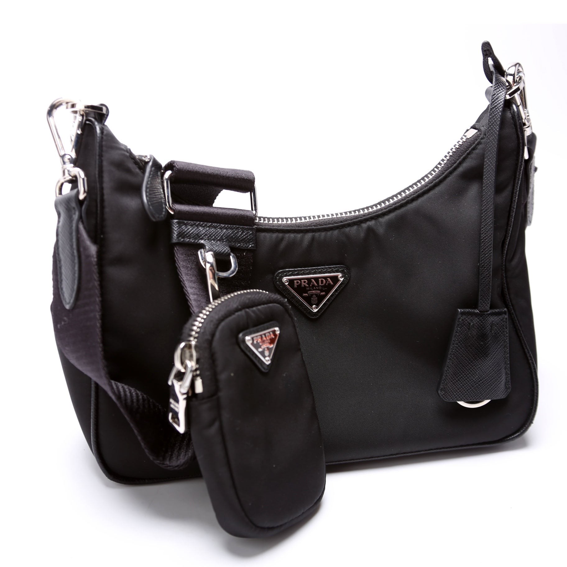 Prada Nylon Re-Edition 2005 Shoulder Black Bag - Style 4