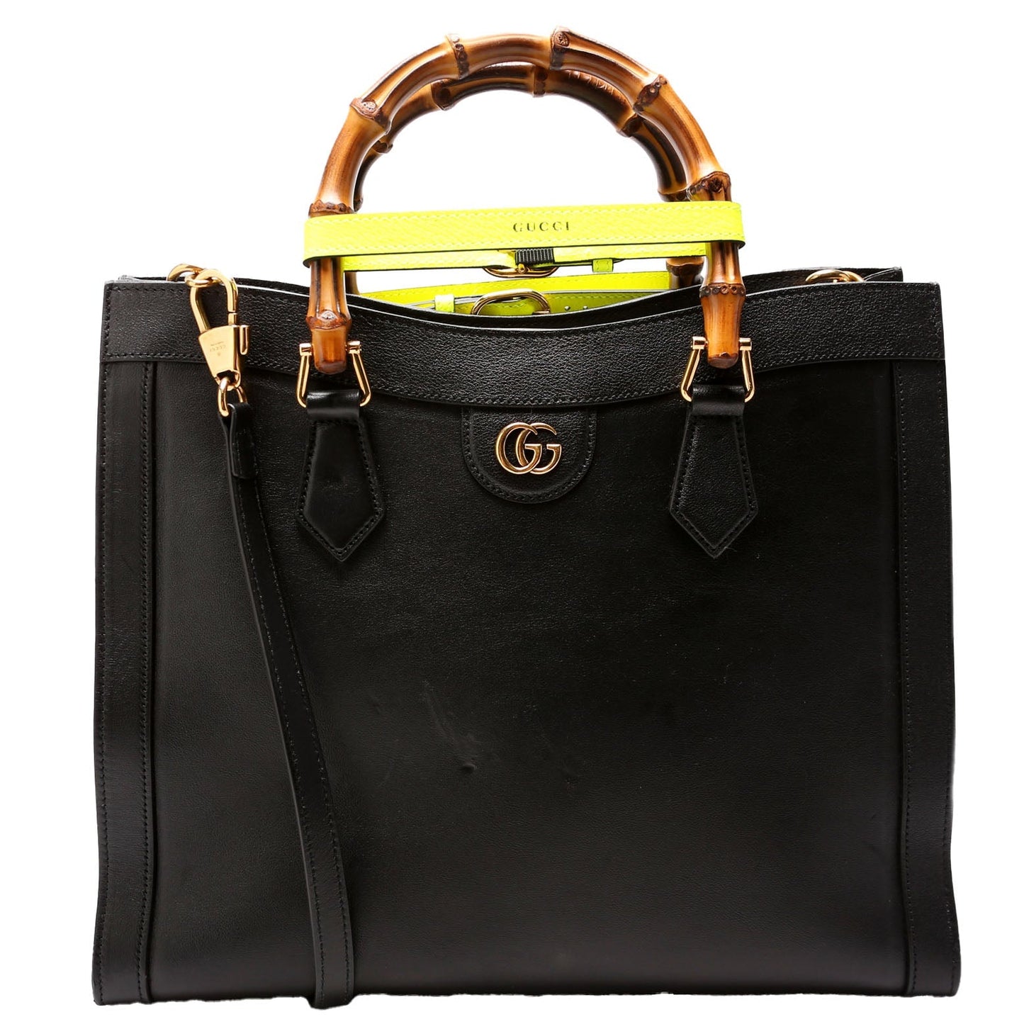 Gucci 655658 Diana Medium Tote Black Bag