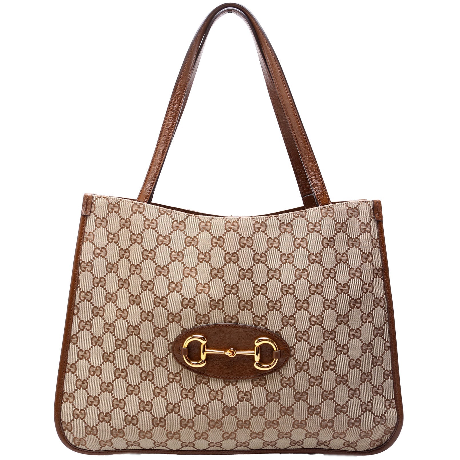 Gucci 623694 1955 Horsebit Tote Brown Bag