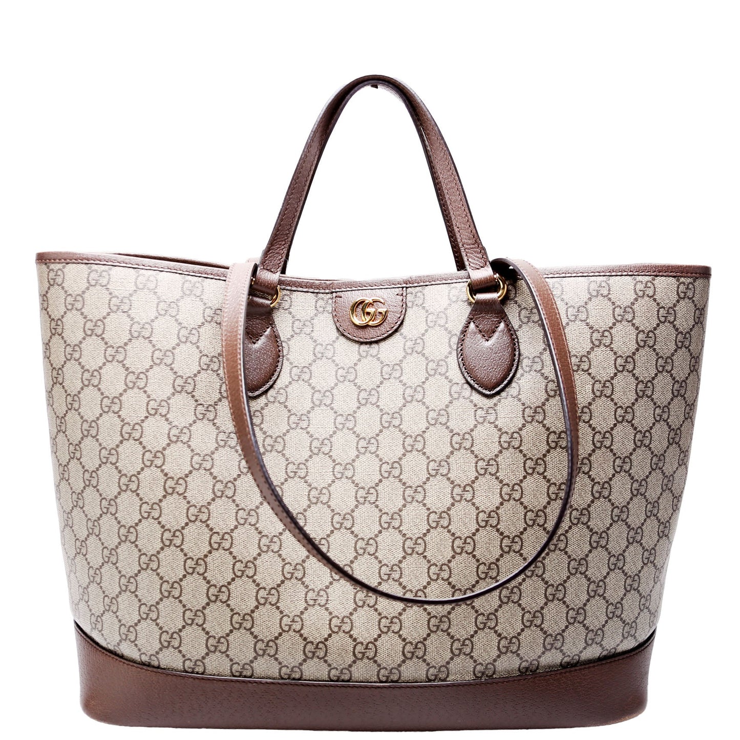 Gucci 778598 Ophidia GG Supreme Tote Large Brown Bag