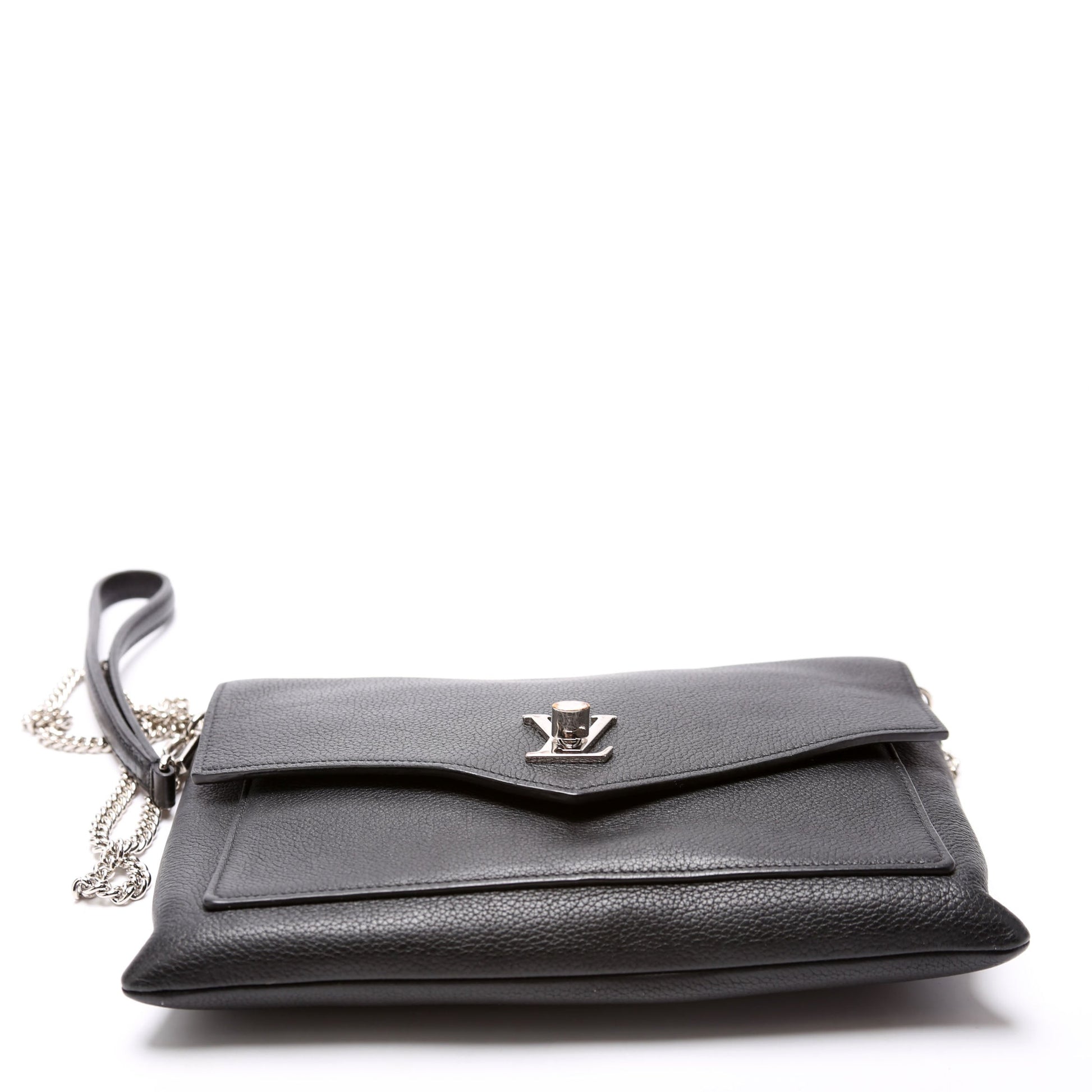  Louis Vuitton Mylockme Pochette Chain/Wrist Black