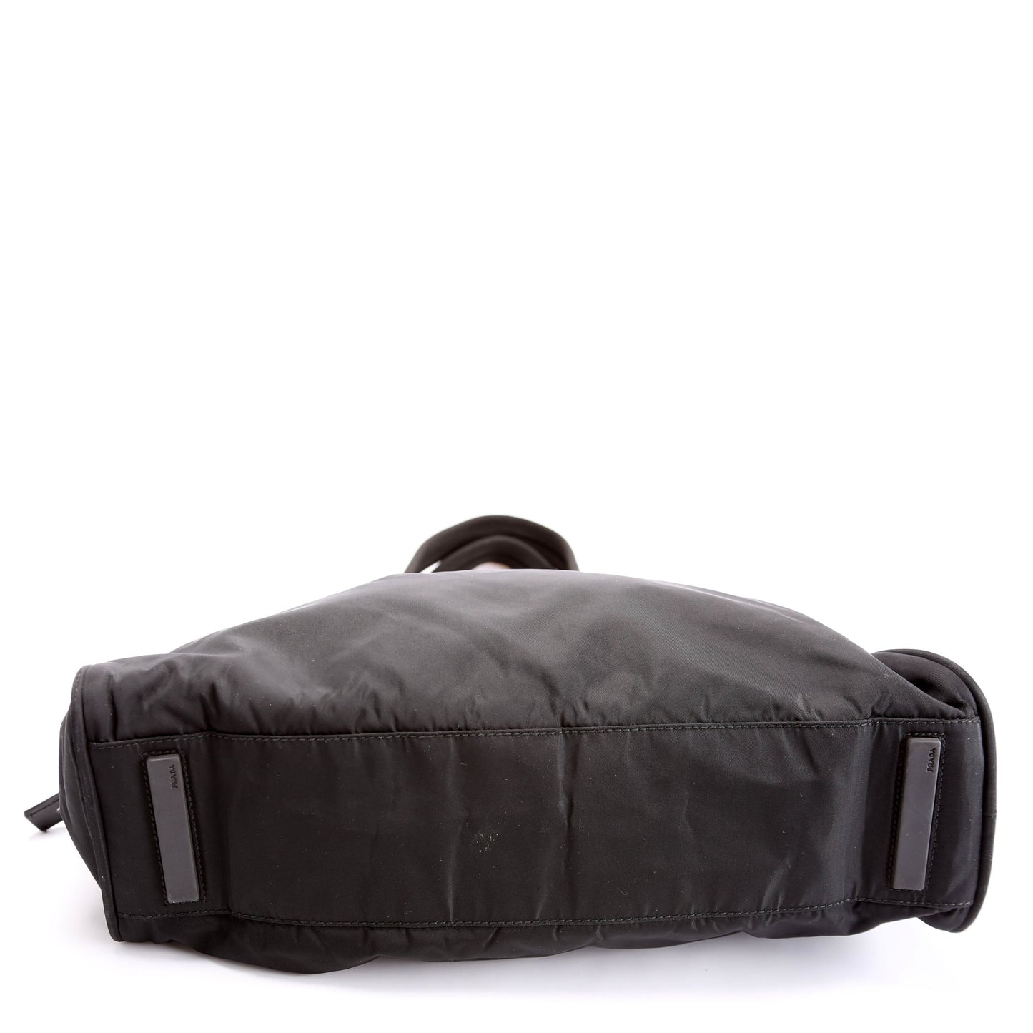 Prada Nylon Top Handle Black Bag