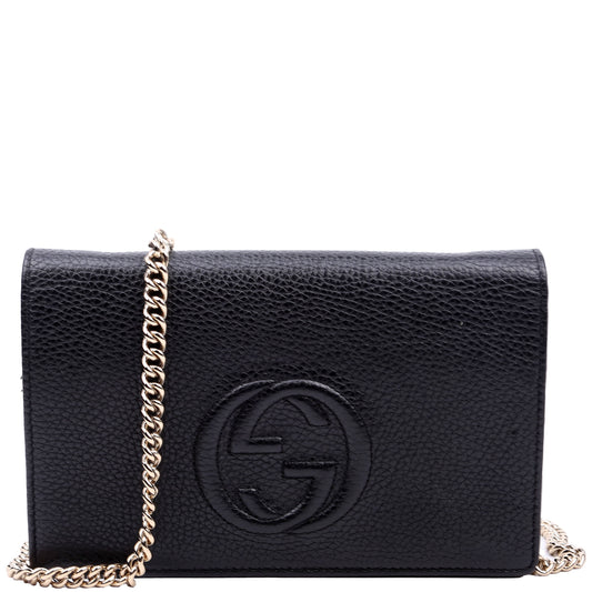 Gucci 598211 Soho Woc Black Bag