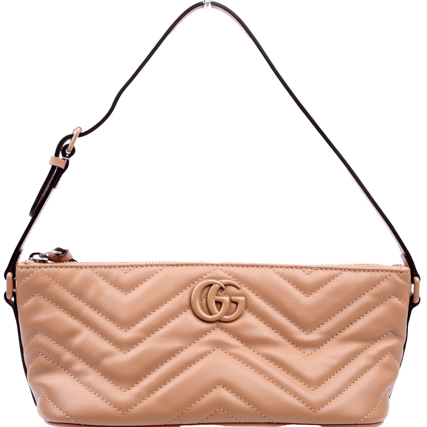 Gucci 739166 Marmont Sling Mini Shoulder Tan Bag