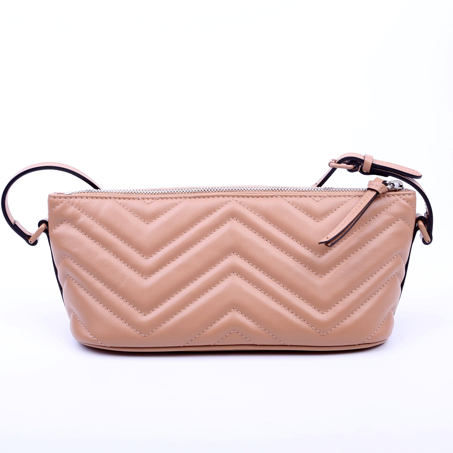 Gucci 739166 Marmont Sling Mini Shoulder Tan Bag
