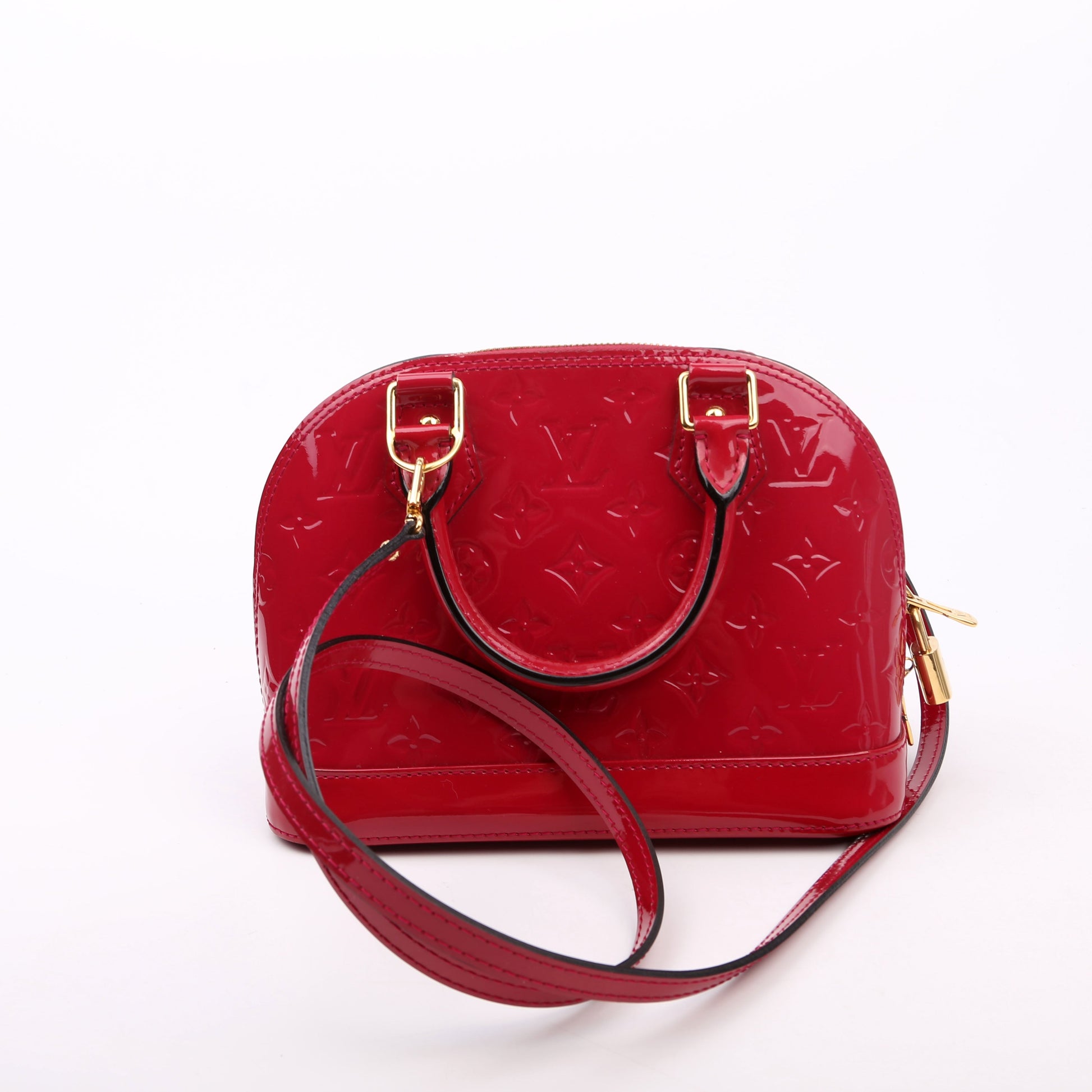 Louis Vuitton Alma BB Vernis Berry