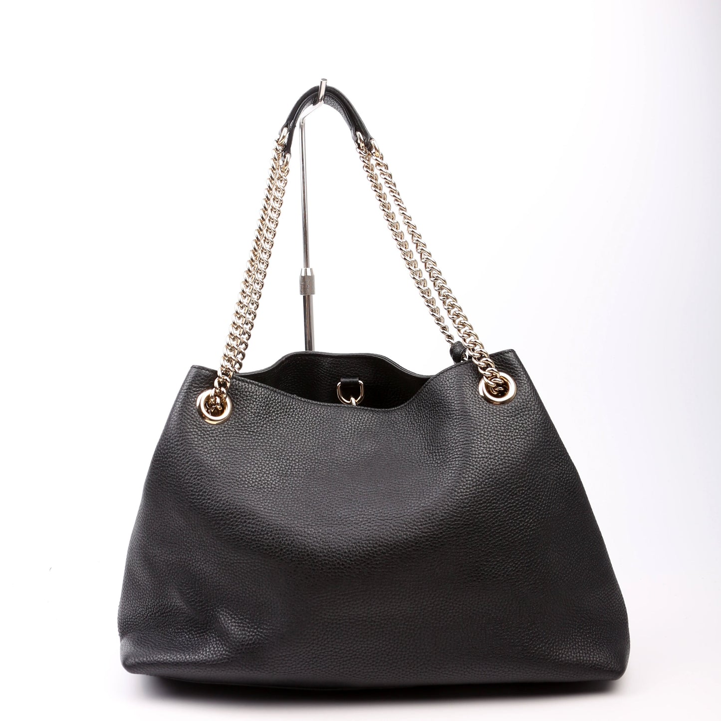 Gucci 536196 Soho Chain Tote Newer Black Bag