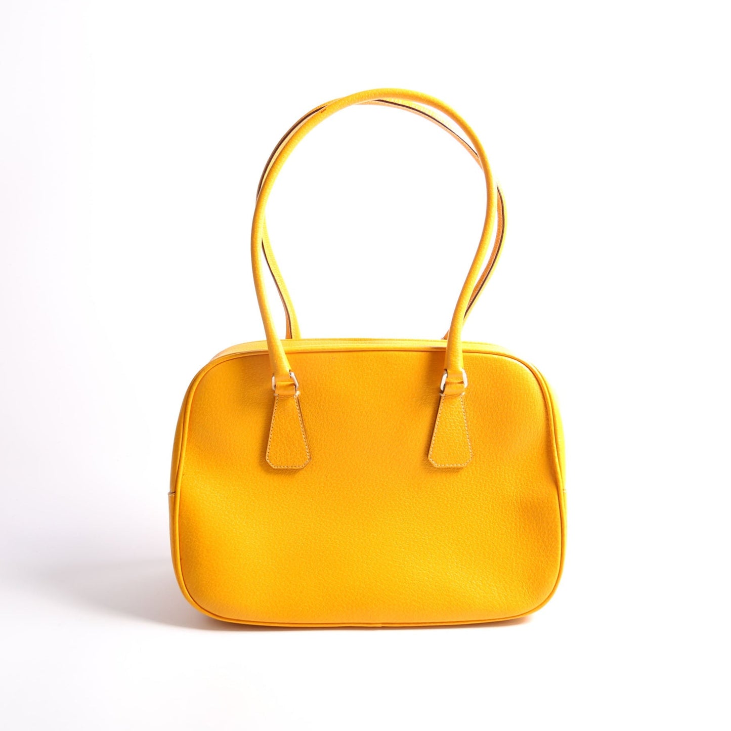 Prada Cinghialge Sport Bowler Yellow Bag
