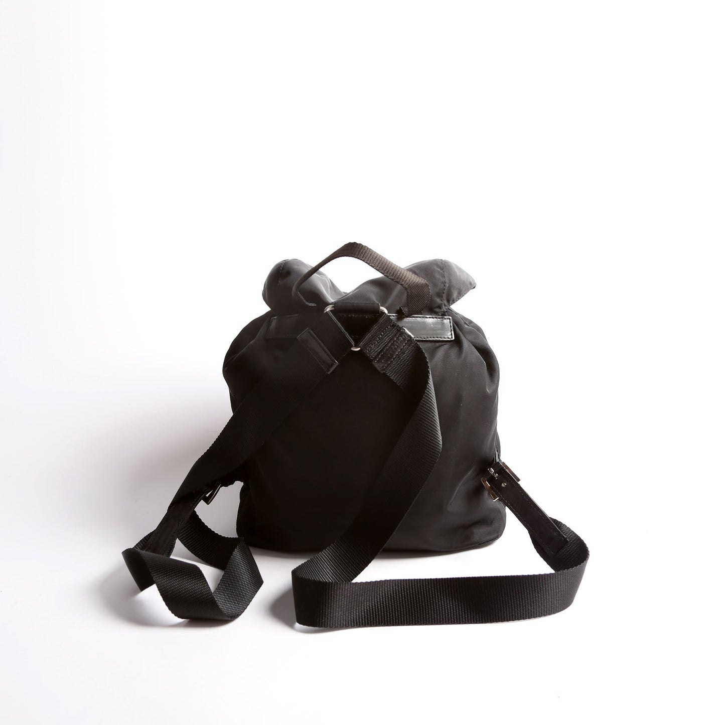 Prada Nylon Backpack Small Black Bag - Style 2