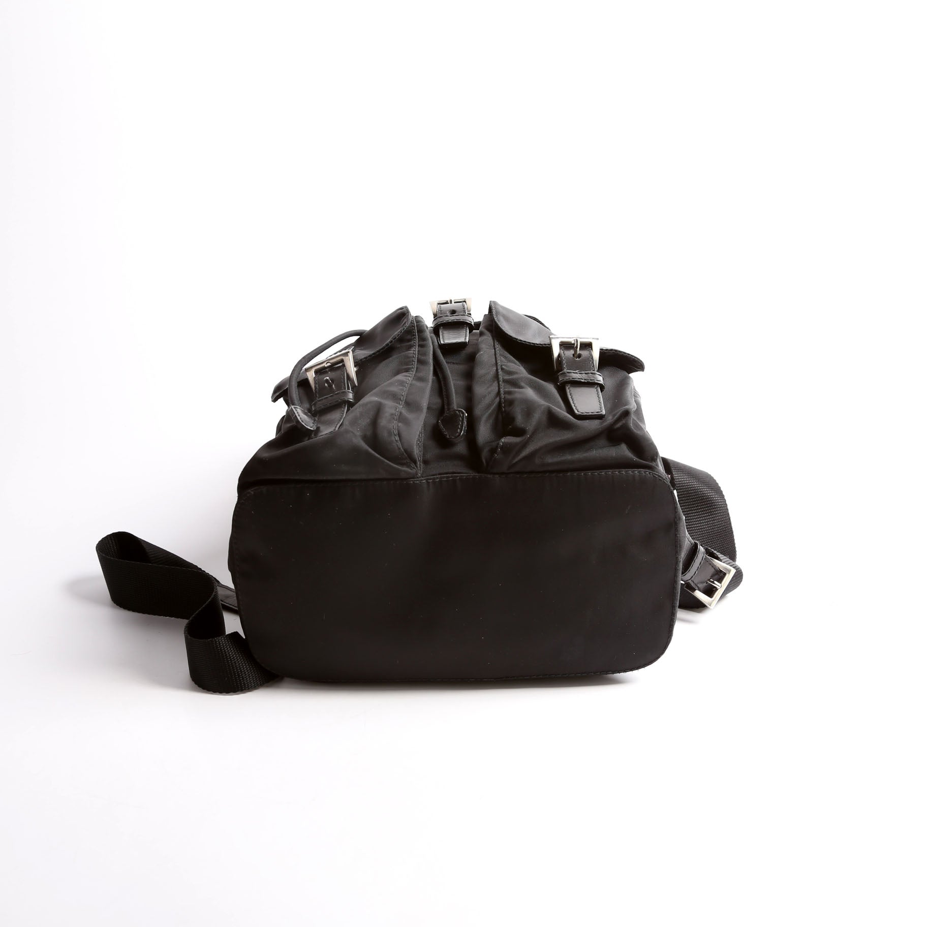 Prada Nylon Backpack Small Black Bag - Style 2