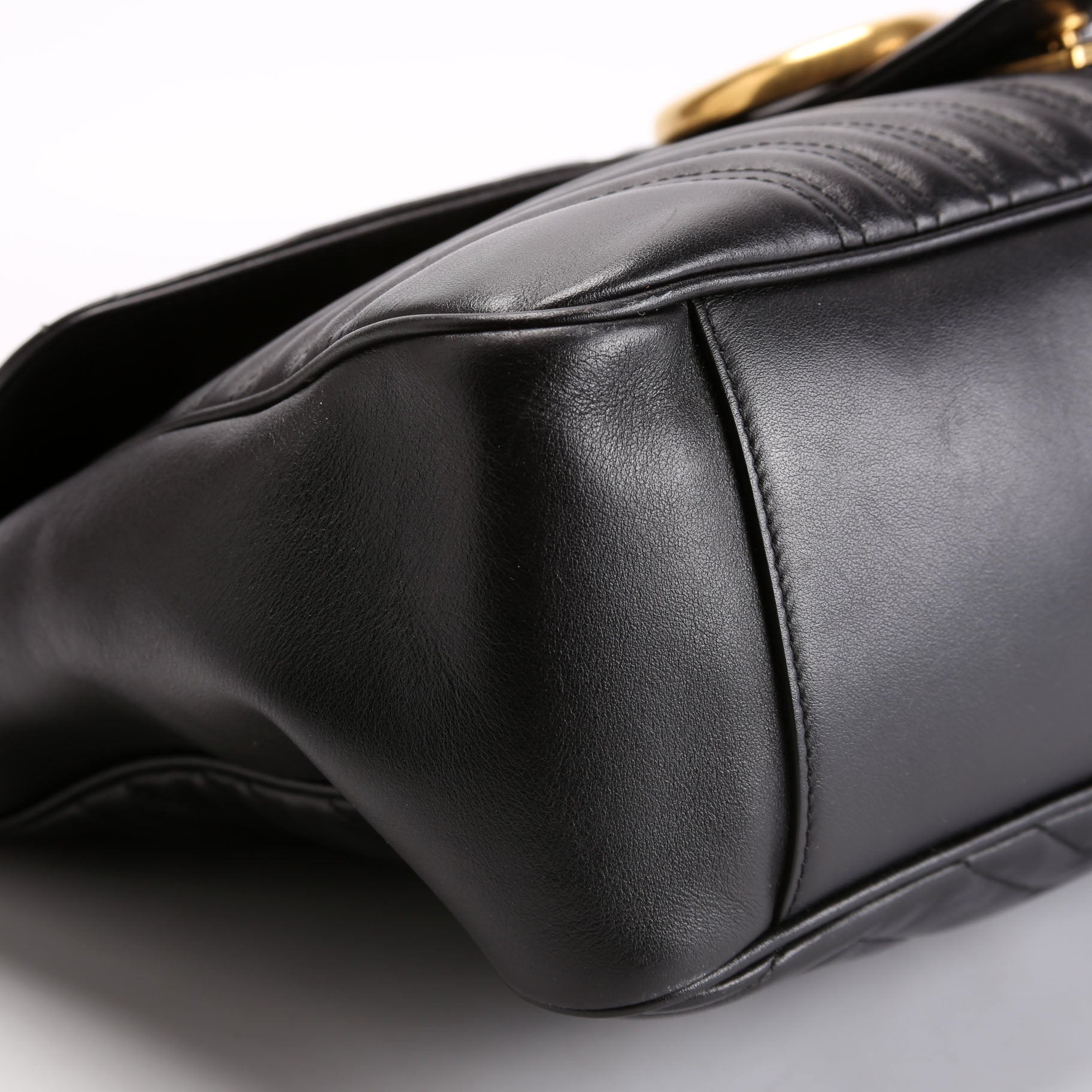 Gucci 498090 Marmont Large Black Bag