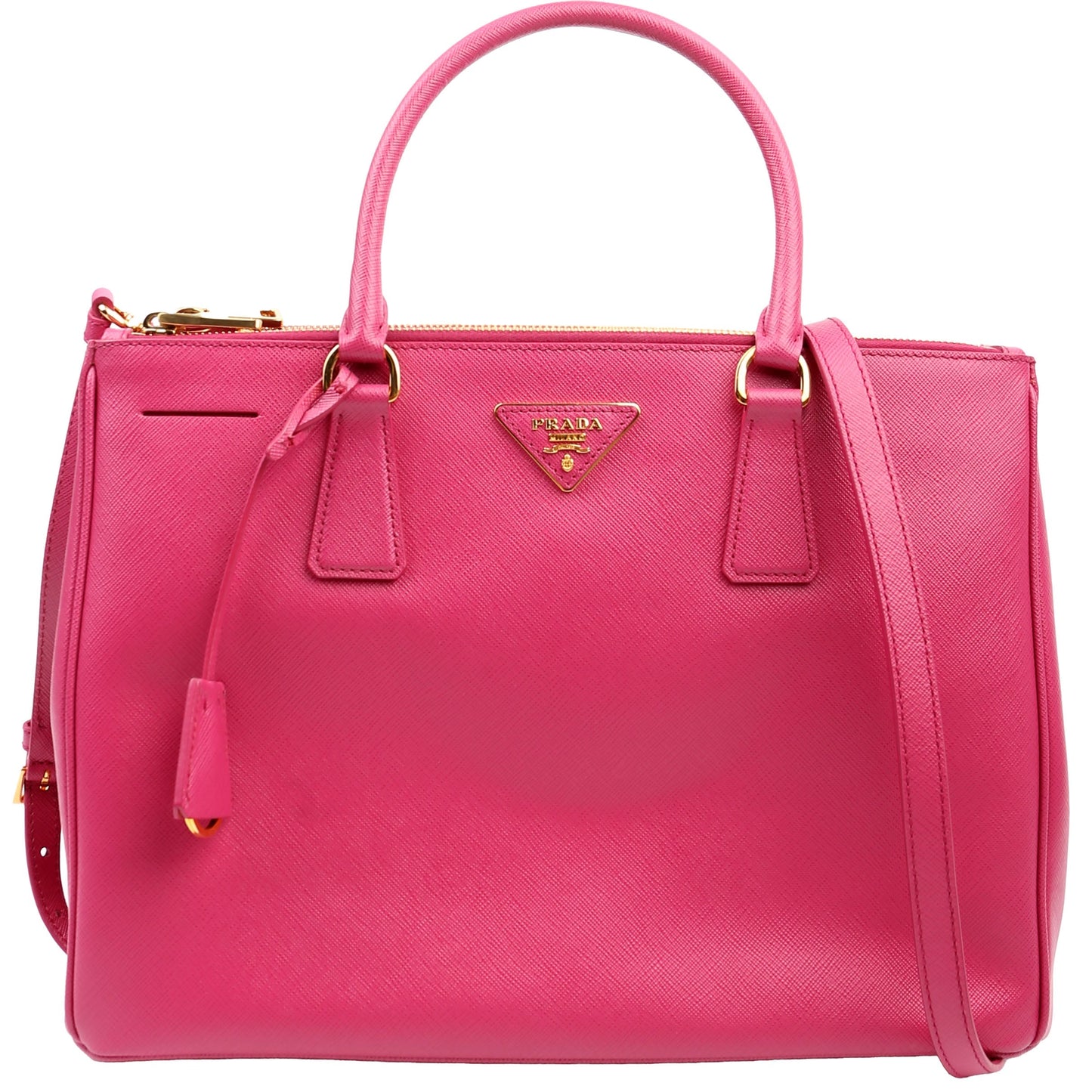Prada Saffiano Lux Medium Galleria Pink Bag