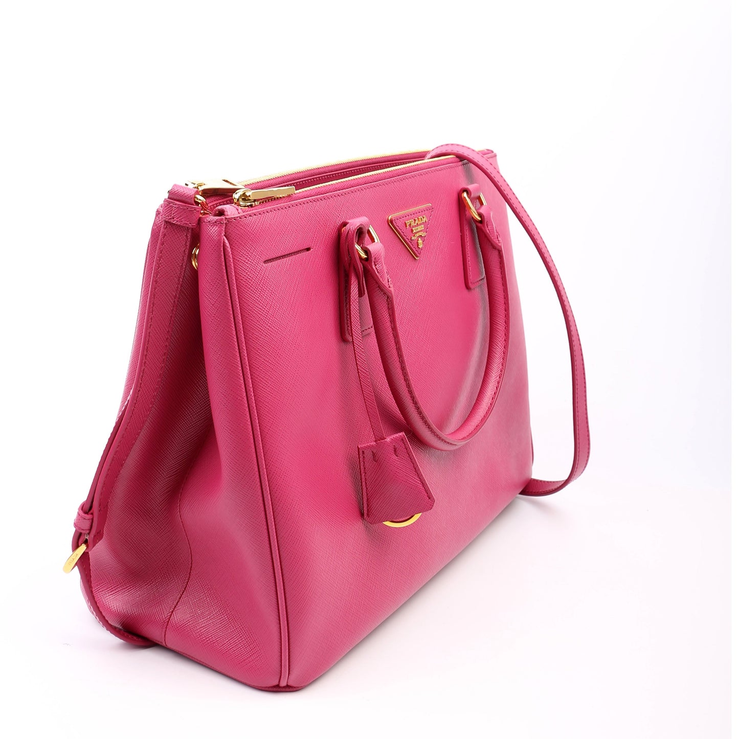 Prada Saffiano Lux Medium Galleria Pink Bag