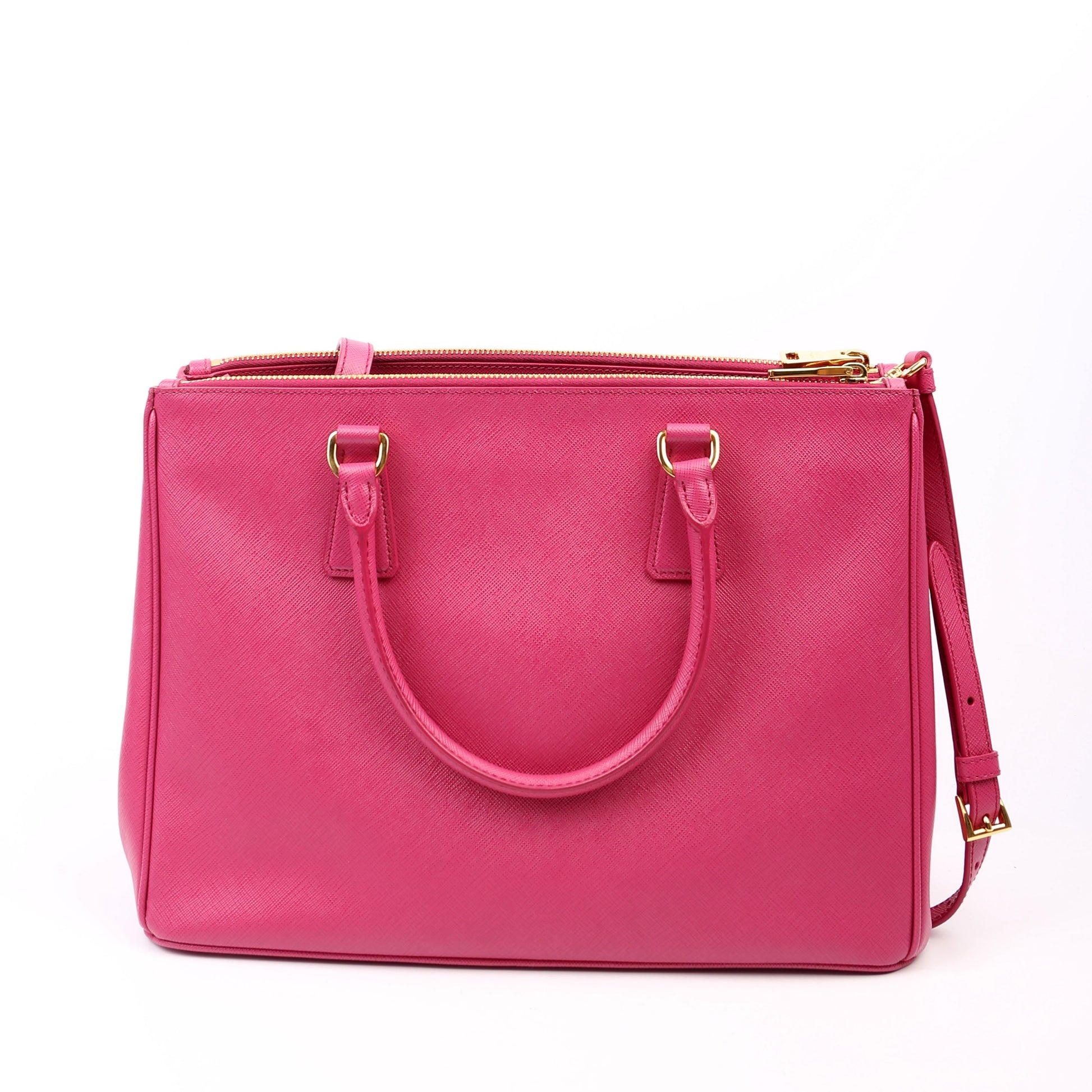 Prada Saffiano Lux Medium Galleria Pink Bag