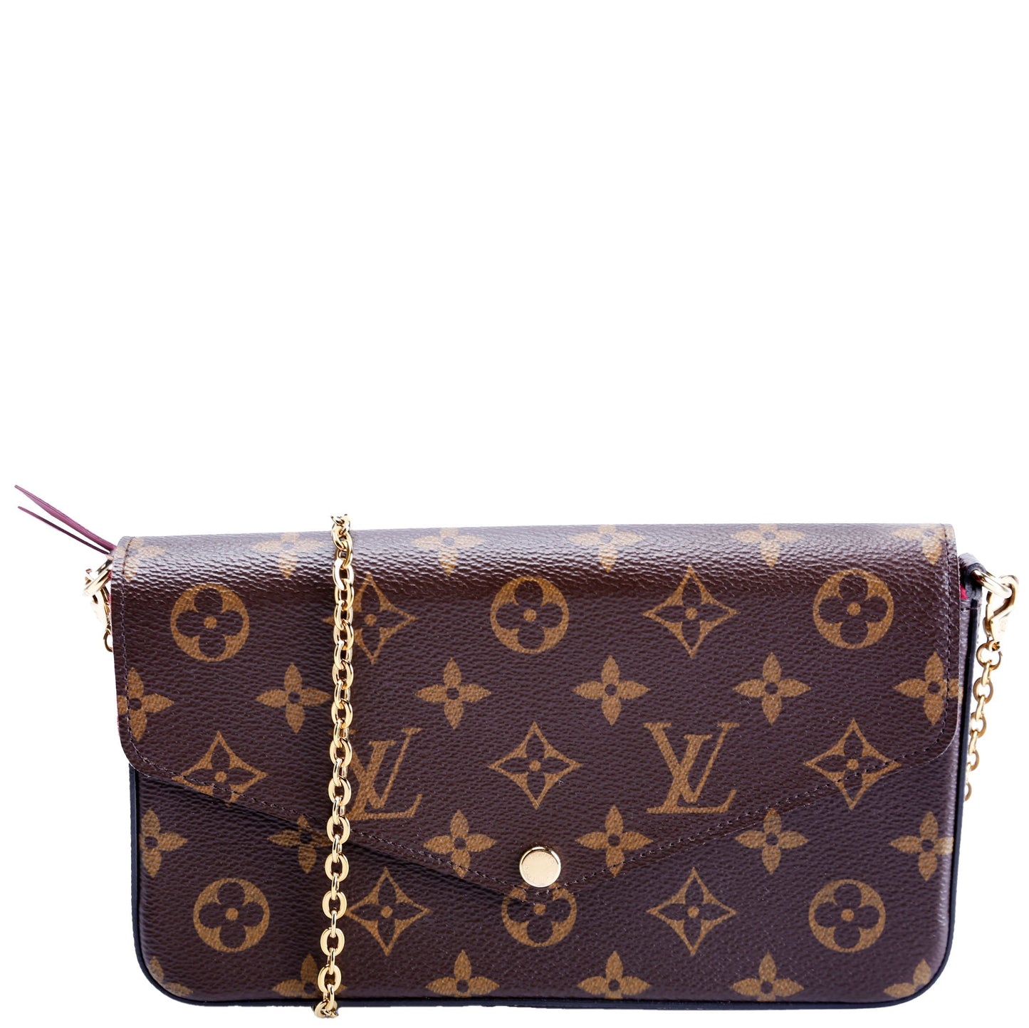 Louis Vuitton POchette Felicie Monogram Brown/Berry