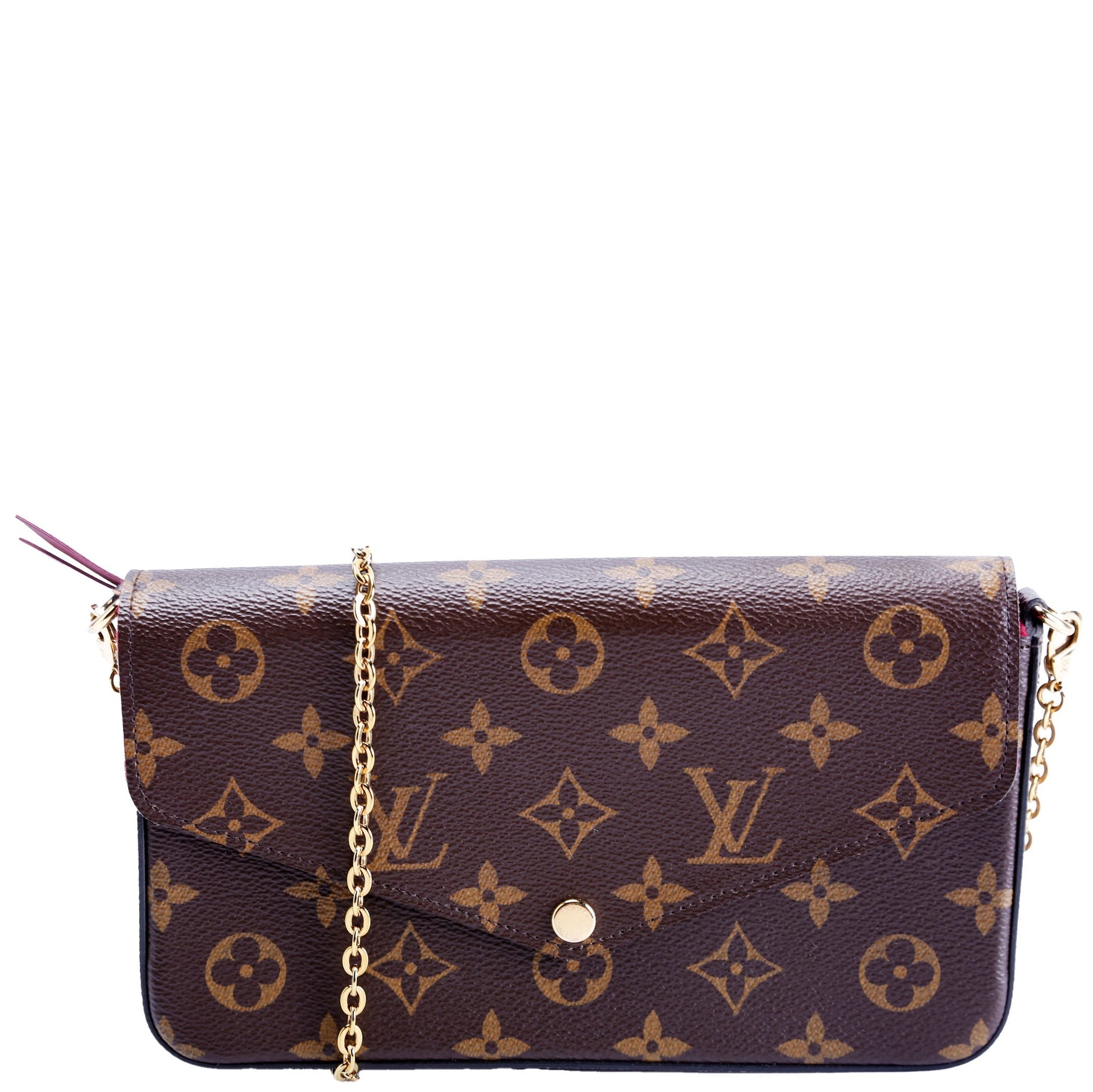 Louis Vuitton POchette Felicie Monogram Brown/Berry