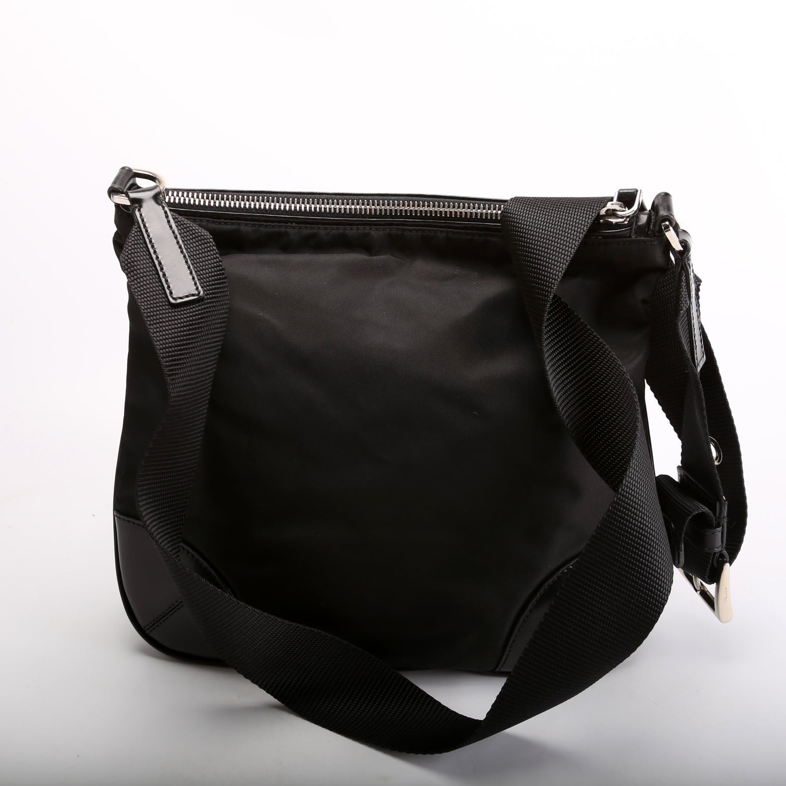 Prada BT0326 Nylon Shoulder Black Bag