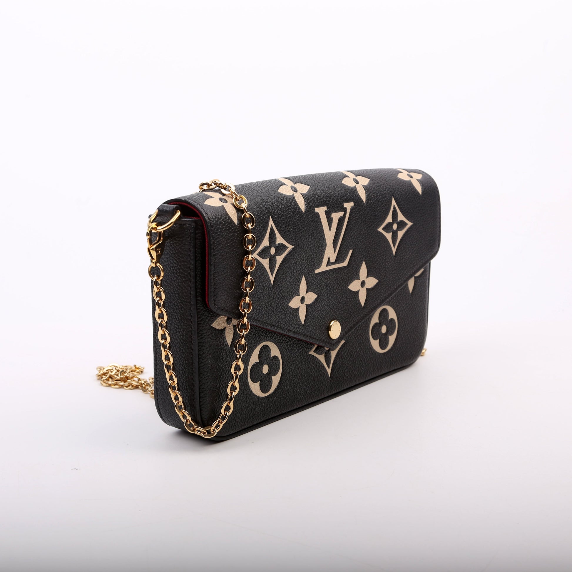 Louis Vuitton Pochette Felicie Bicolor Empreinte Black/Beige
