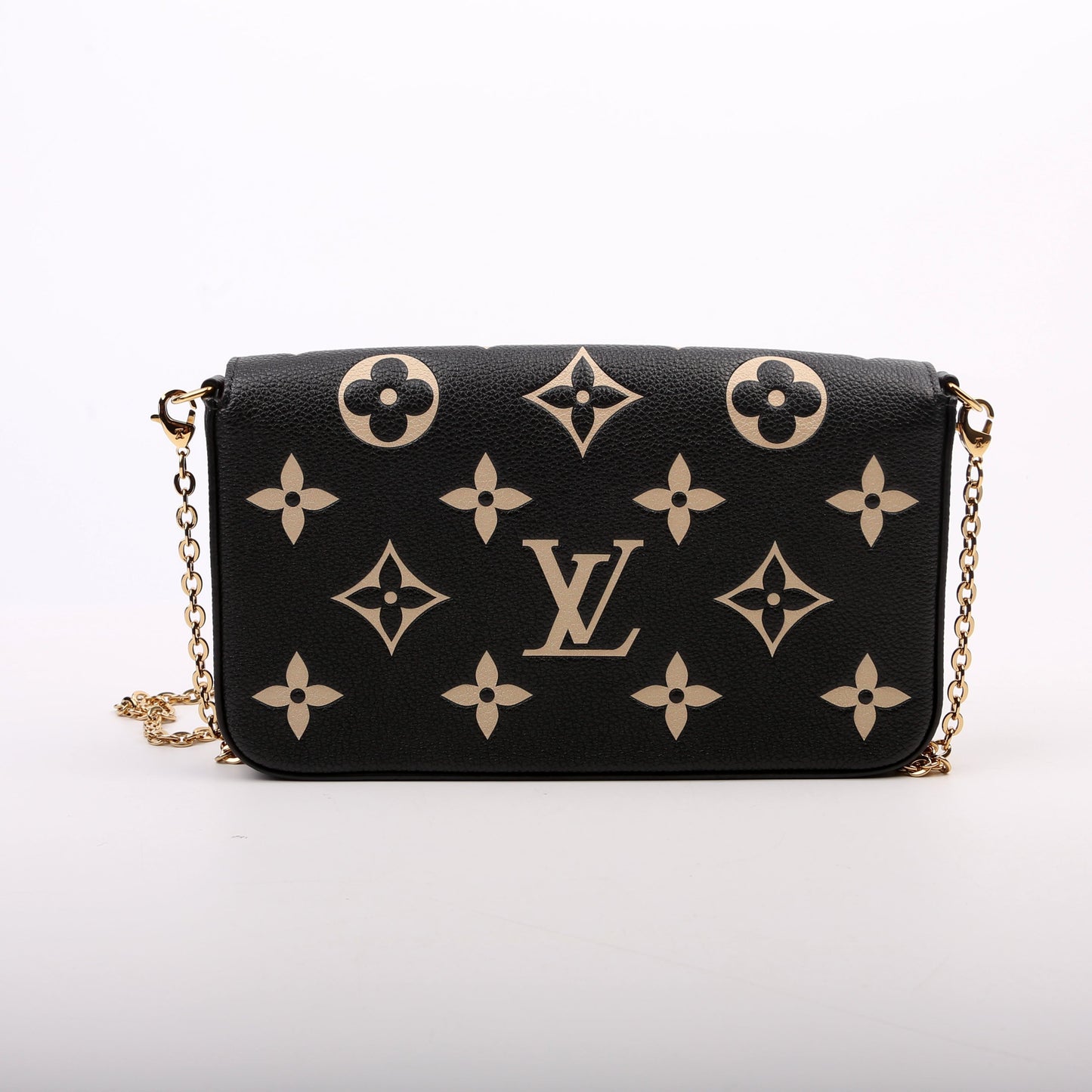 Louis Vuitton Pochette Felicie Bicolor Empreinte Black/Beige