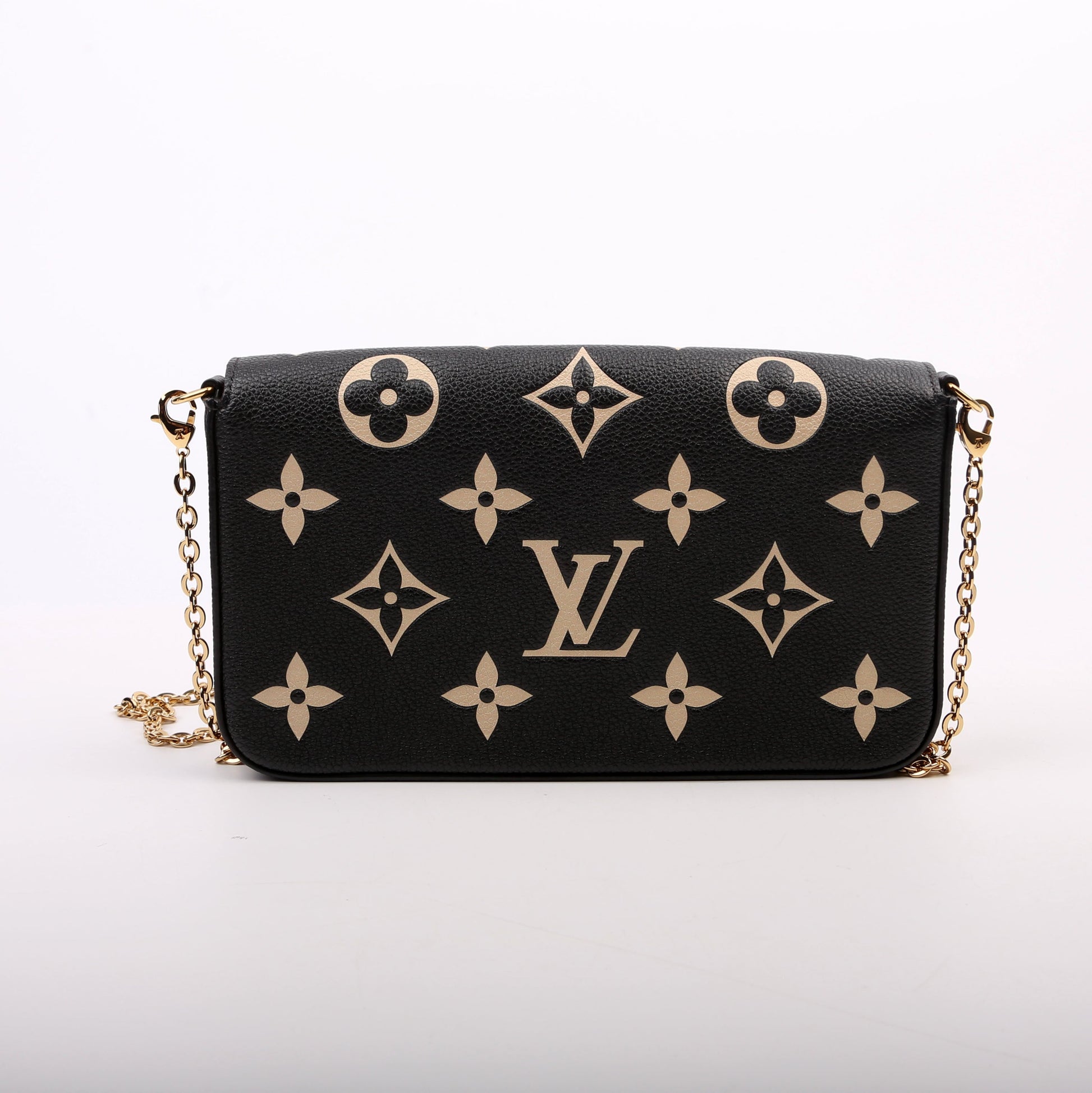Louis Vuitton Pochette Felicie Bicolor Empreinte Black/Beige