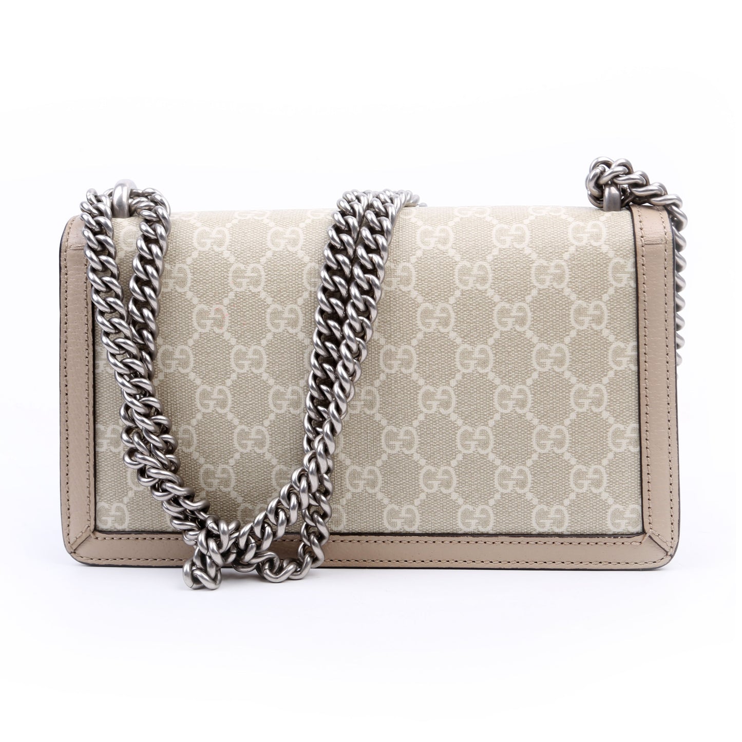 Gucci 499623 Dionysus Small GG Supreme Beige Bag